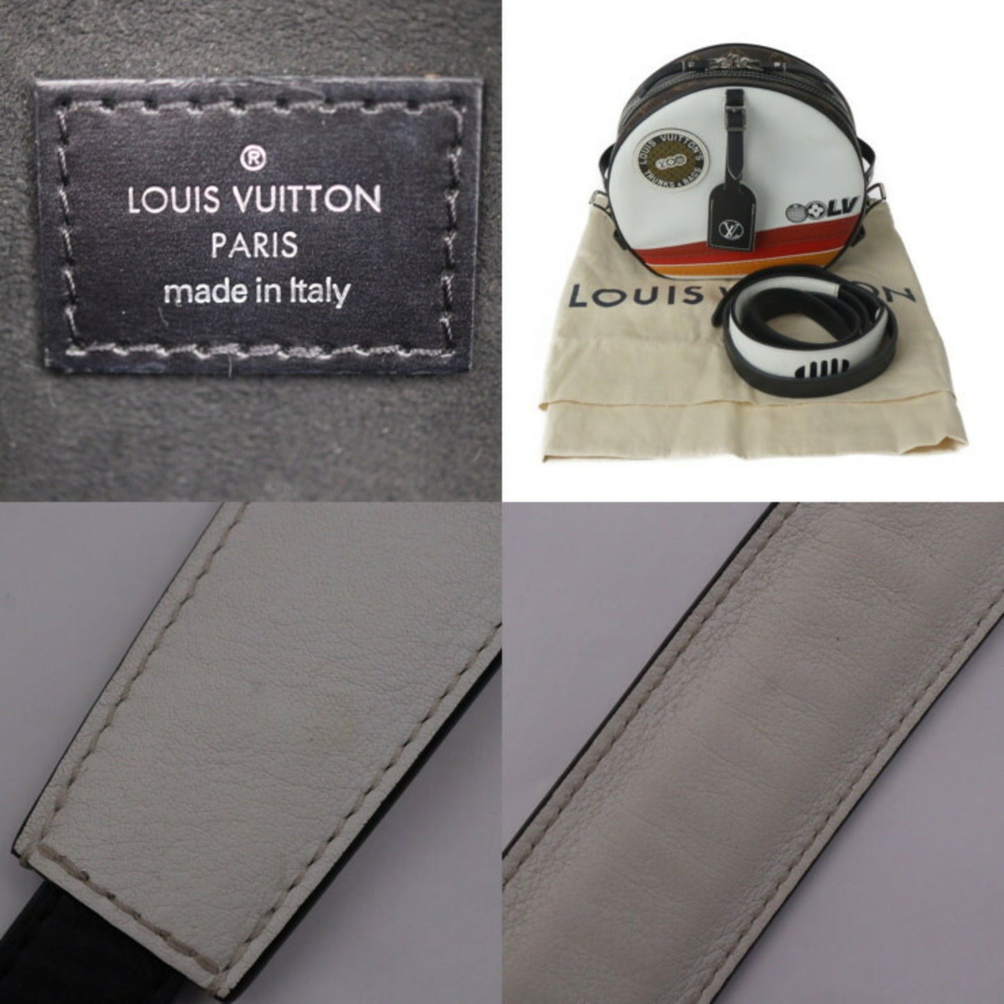 Louis Vuitton Multi-Color Monogram Canvas Leather Handbag Shoulder Bag