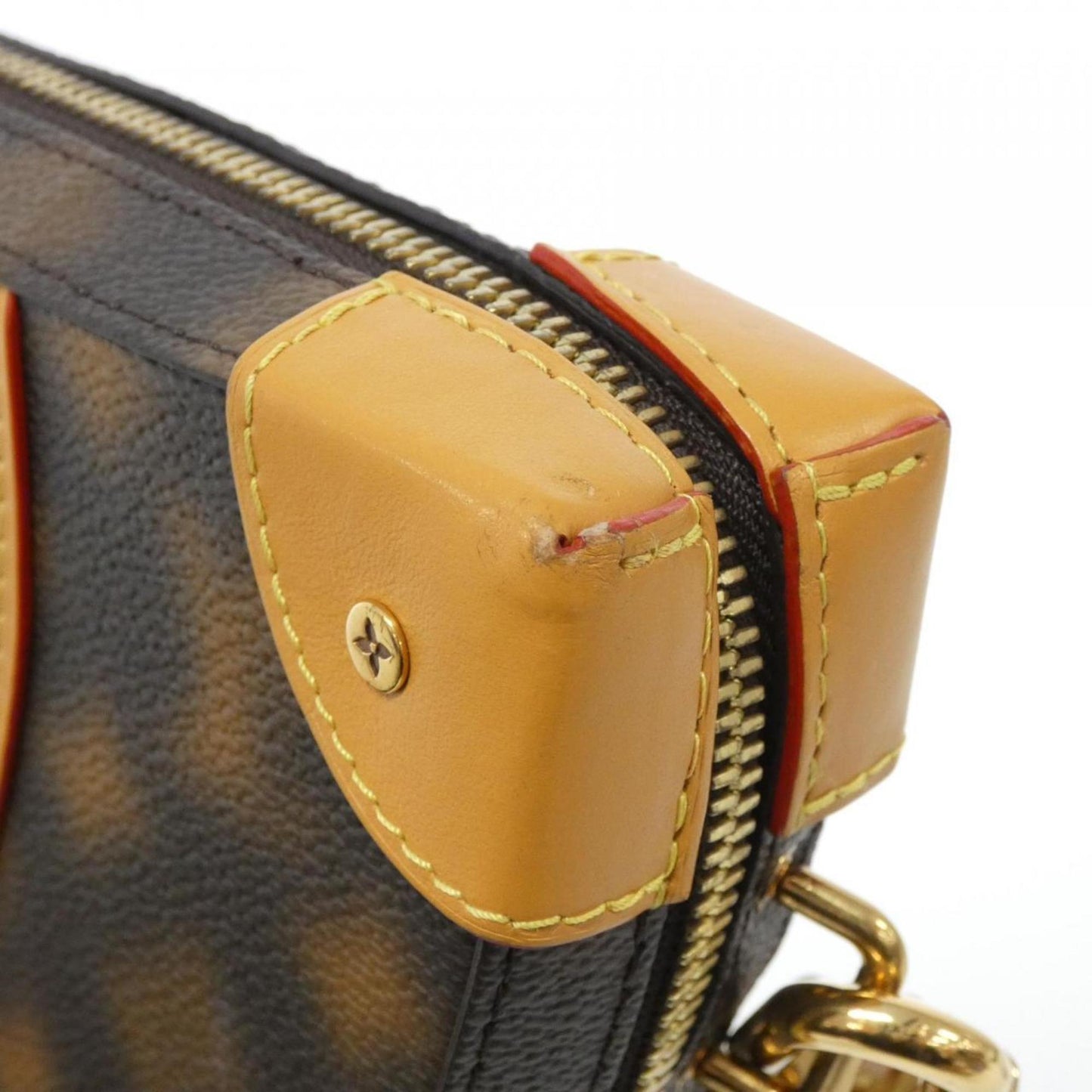 Louis Vuitton Marron Coated Canvas Shoulder Bag