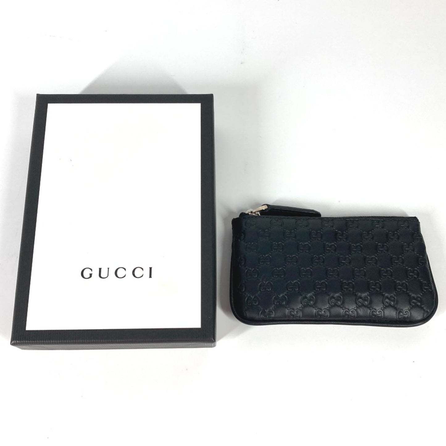 Gucci Black Leather Coin Purse/Coin Case