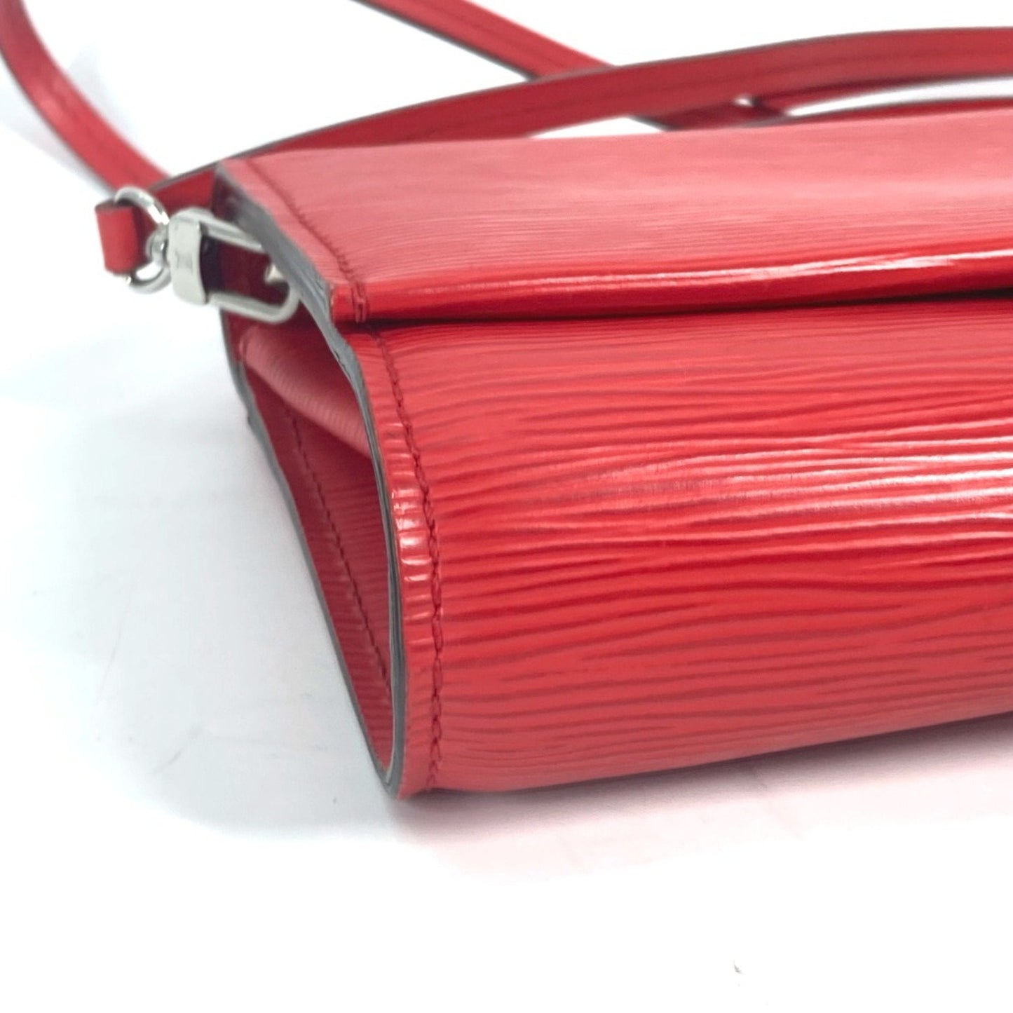 Louis Vuitton Red Leather Shoulder Bag
