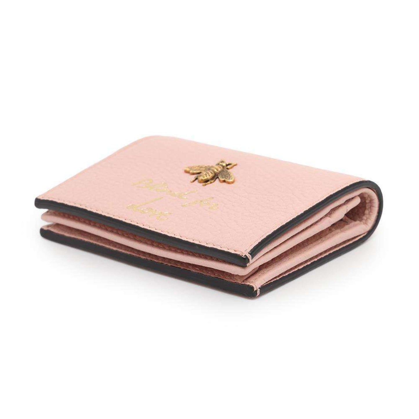 Gucci Pink Leather Wallet (Bi-Fold)