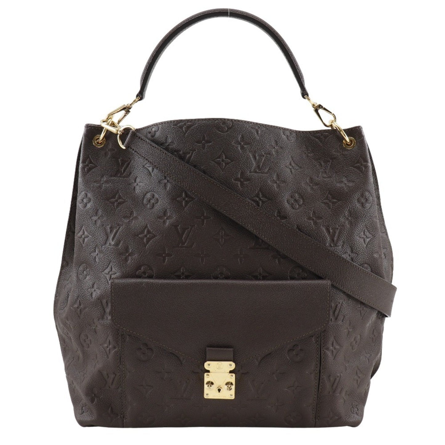 Louis Vuitton Brown Earth Monogram Empreinte Shoulder Bag ()