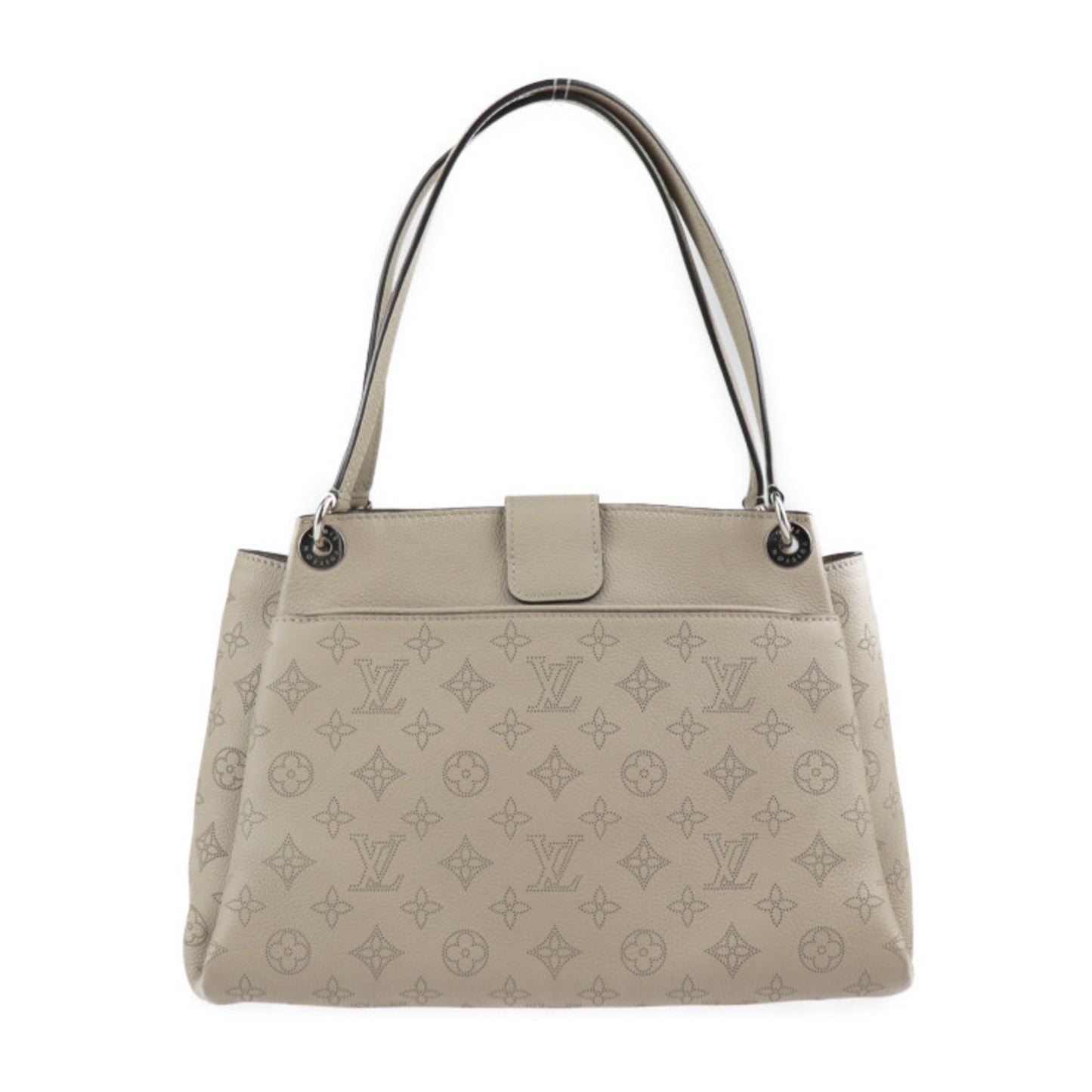 Louis Vuitton Beige Galle Mahina Leather Handbag Shoulder Bag Tote Bag