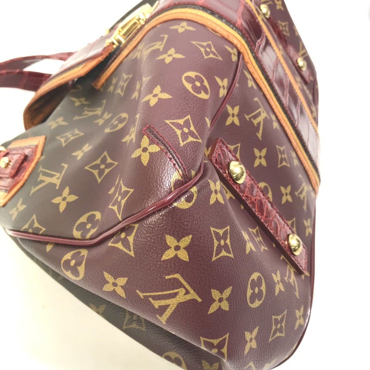 Louis Vuitton Red Cloth Shoulder Bag