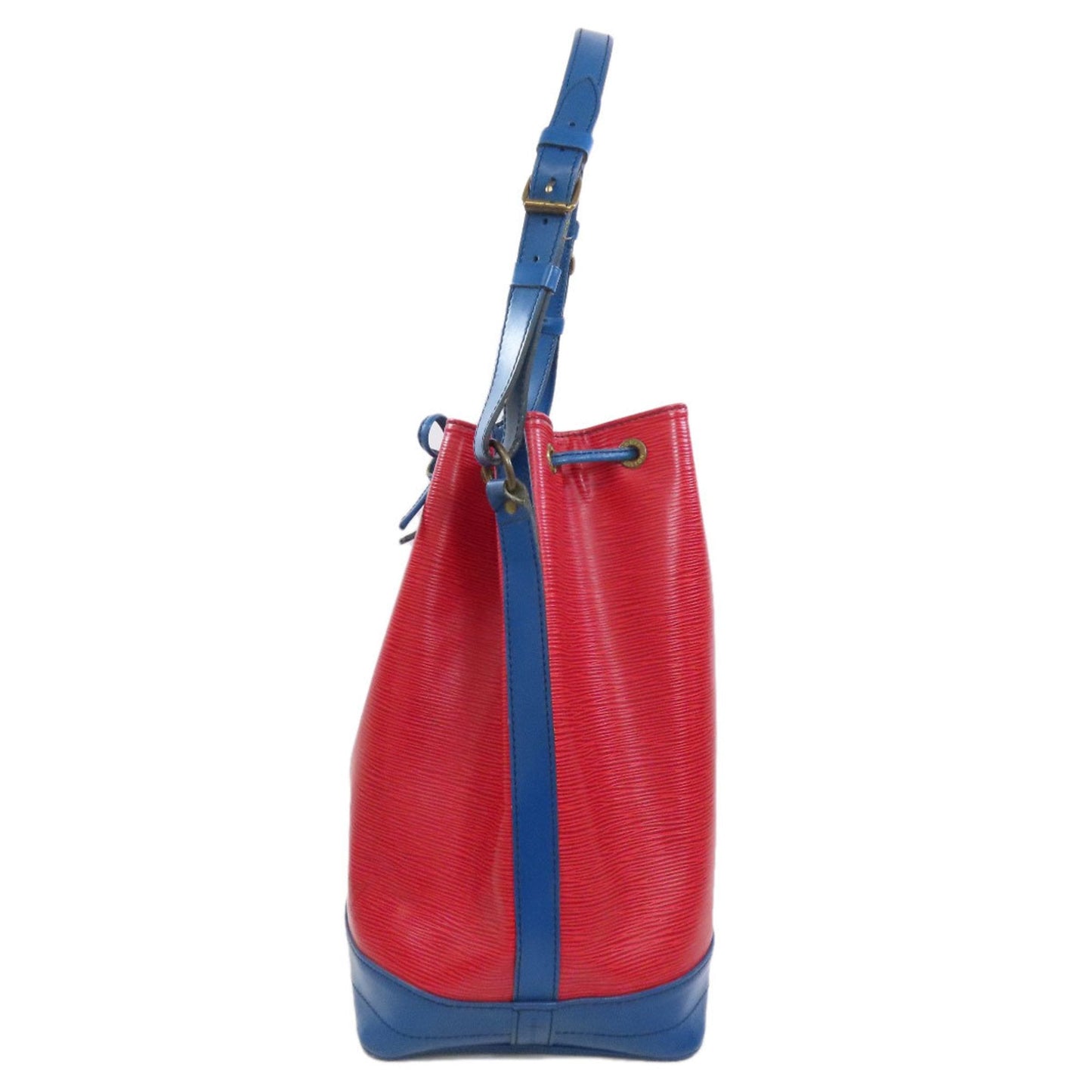 Louis Vuitton Castilian Red Toledo Blue Epi Leather Shoulder Bag