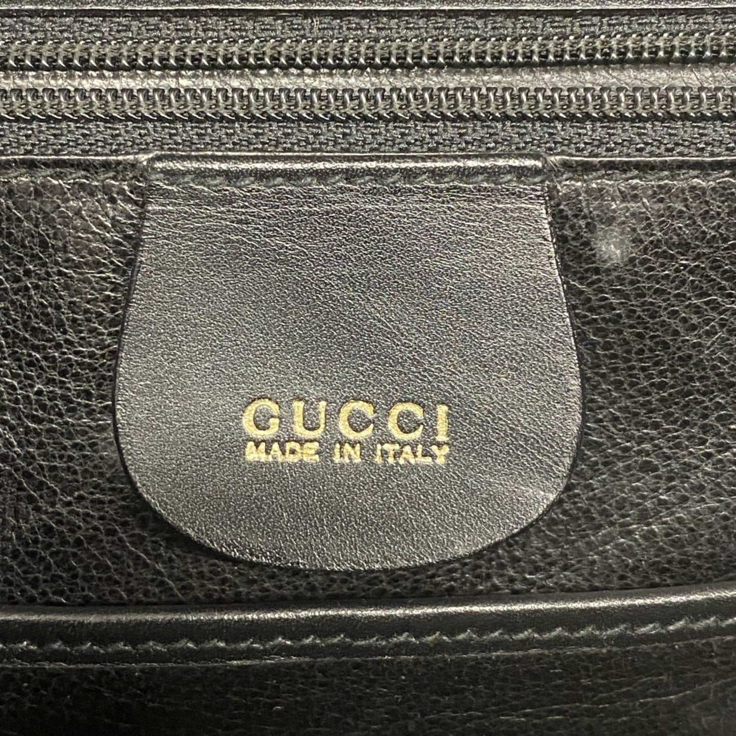Gucci Black Leather Handbag