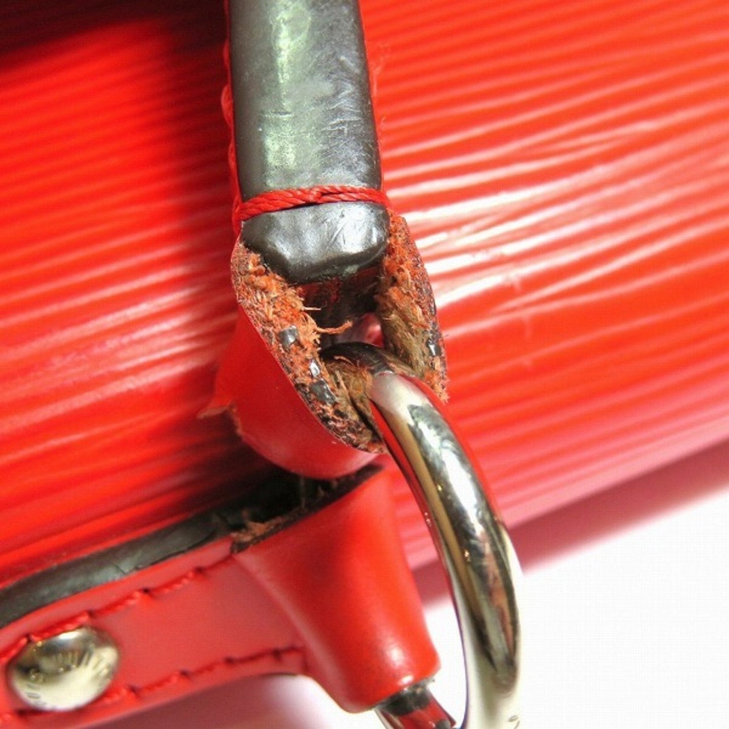Louis Vuitton Coquelicots Red Color Epi Leather Handbag Shoulder Bag