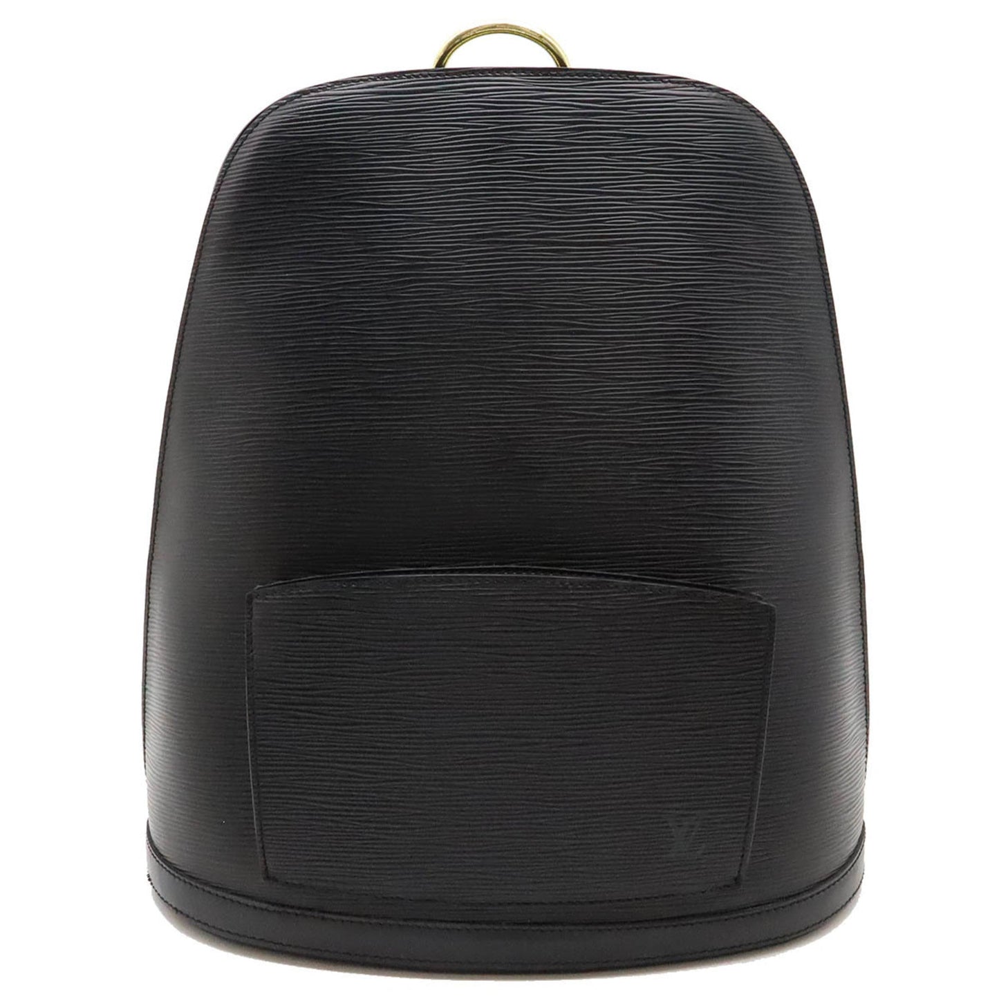 Louis Vuitton Black Noir Leather Backpack Shoulder Bag