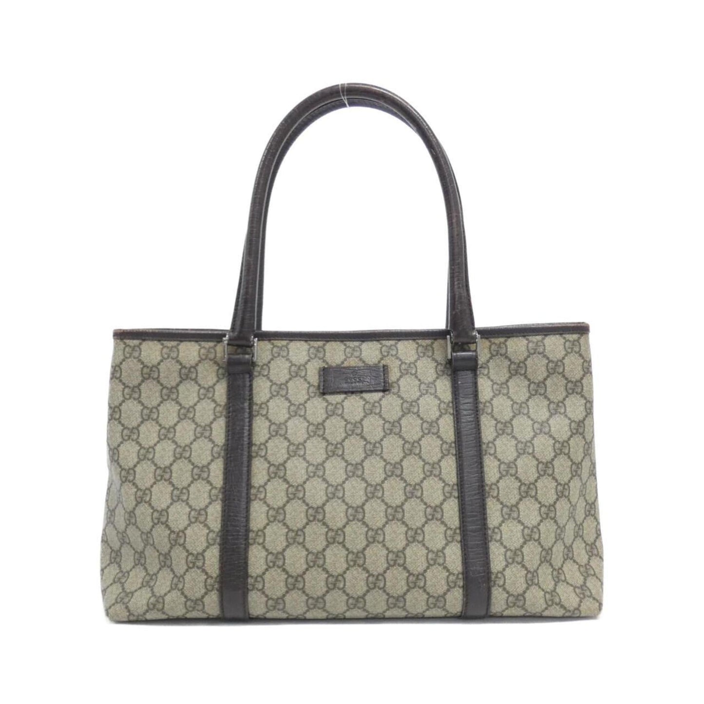 Gucci Beige Brown Gg Plus Tote Bag ()