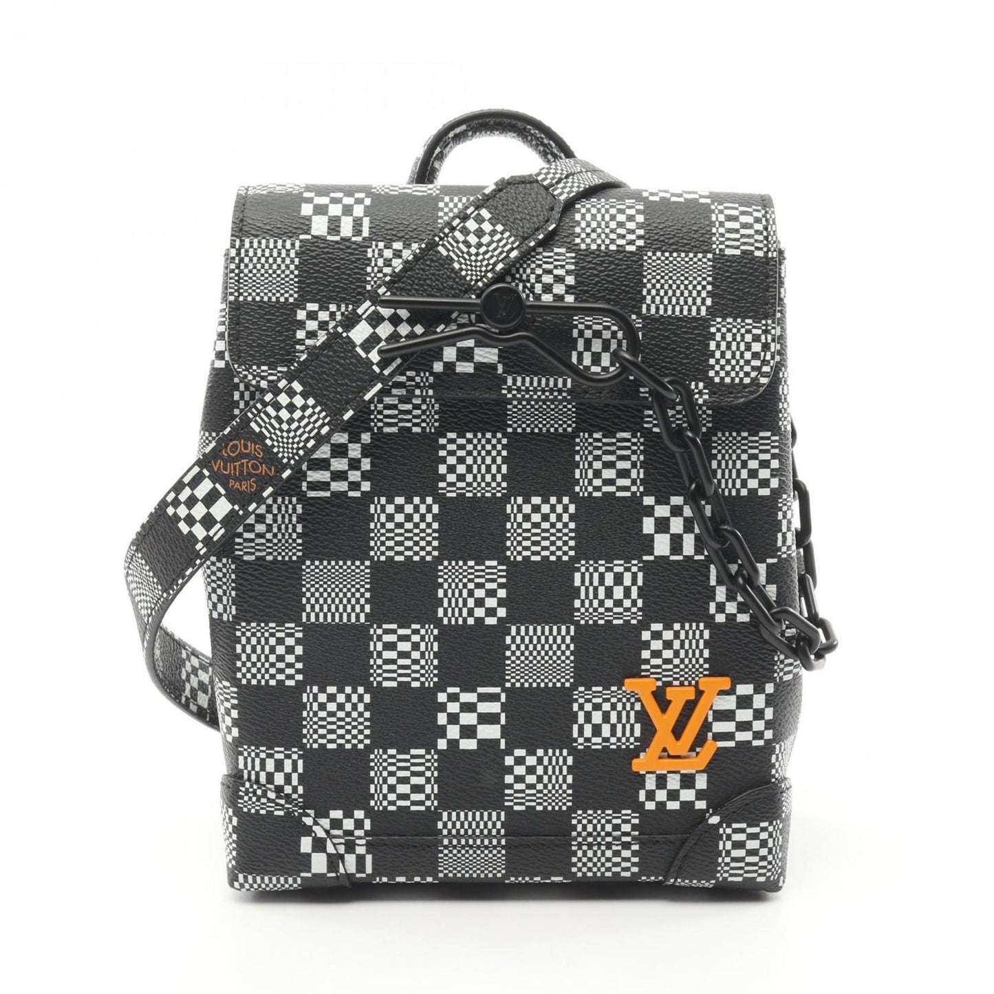 Louis Vuitton Black Coated Canvas Damier Canvas Pvc Coated Canvas Shoulder Bag