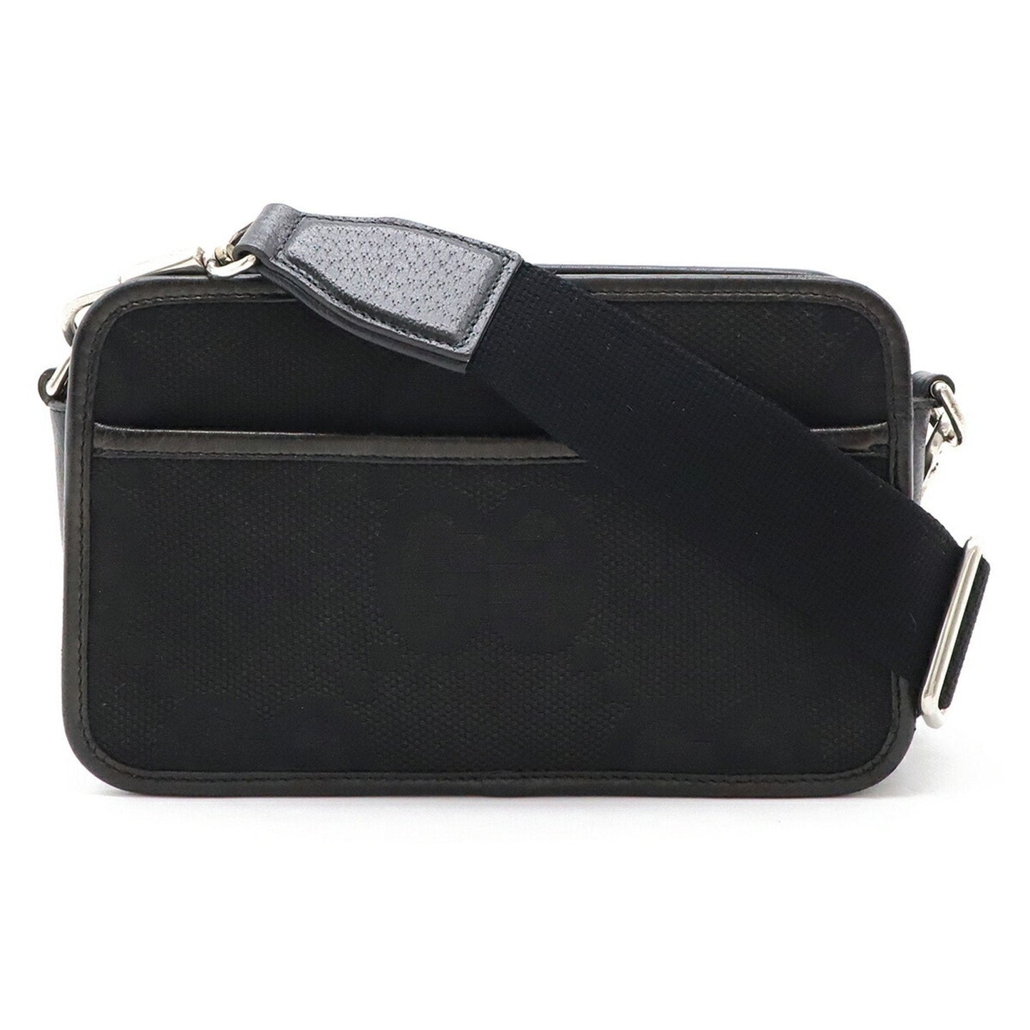 Gucci Black Leather Clutch Bag Pochette Shoulder Bag ()