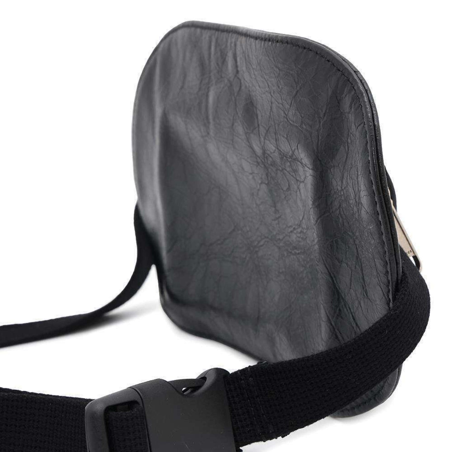 Gucci Black Leather Pouch Sling Bag