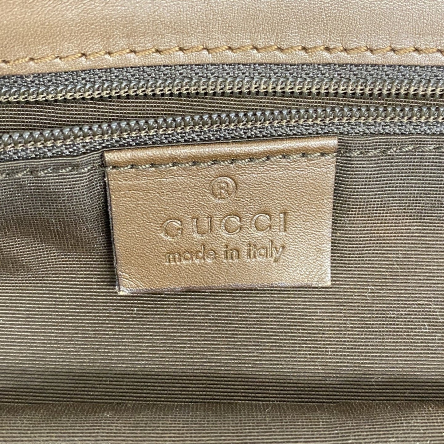 Gucci Brown Canvas Tote Bag