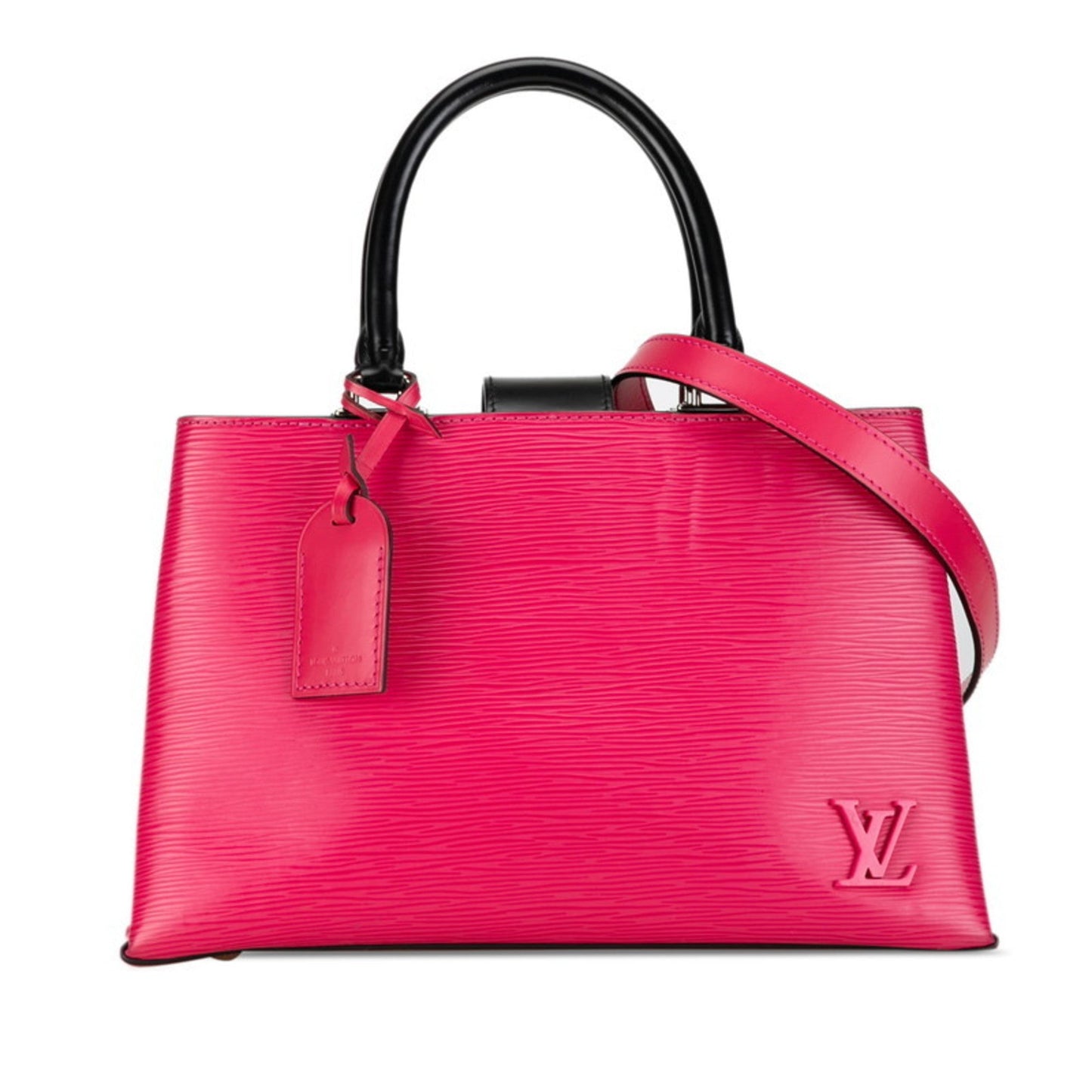 Louis Vuitton Hot Pink Leather Handbag Shoulder Bag