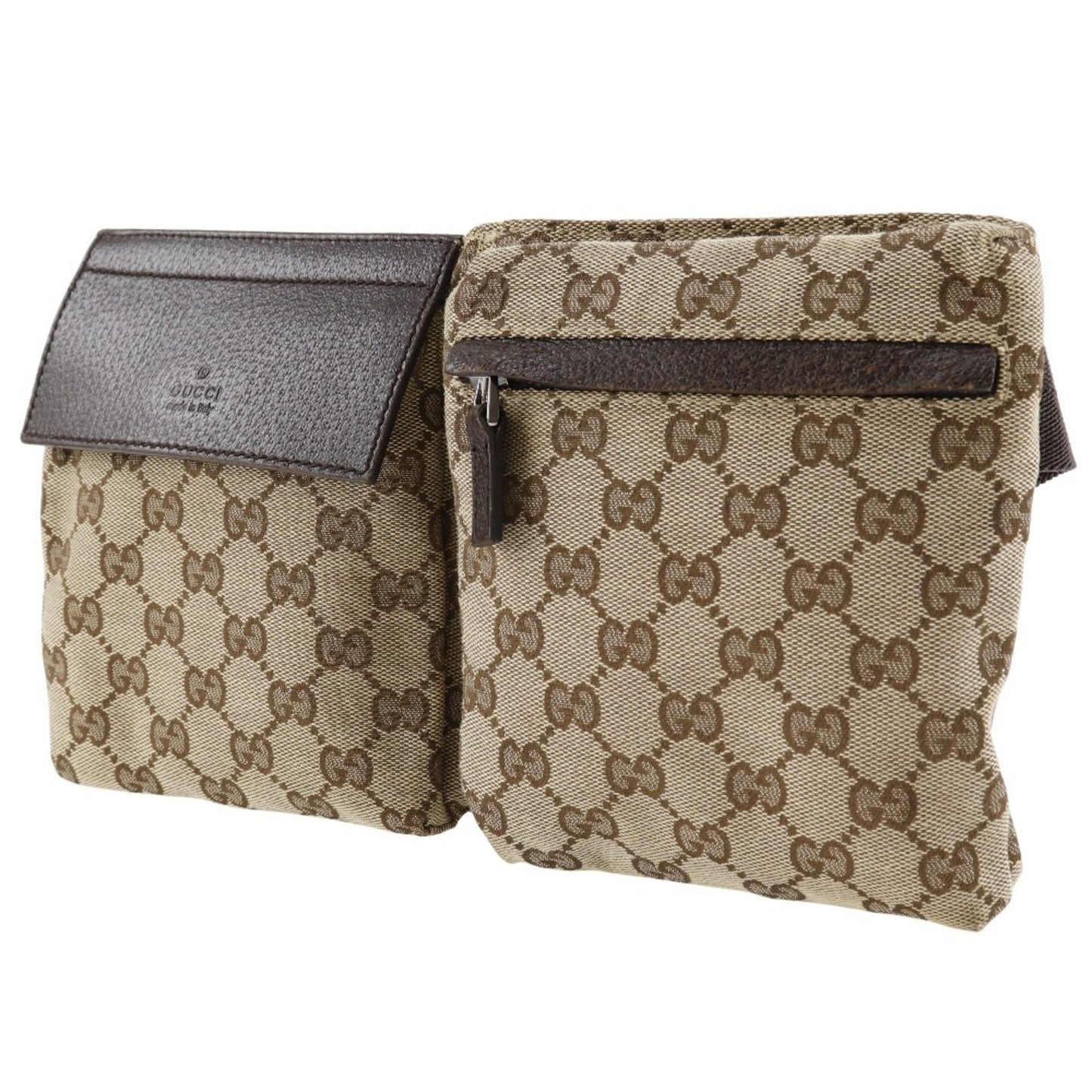 Gucci Beige Gg Canvas Fanny Pack