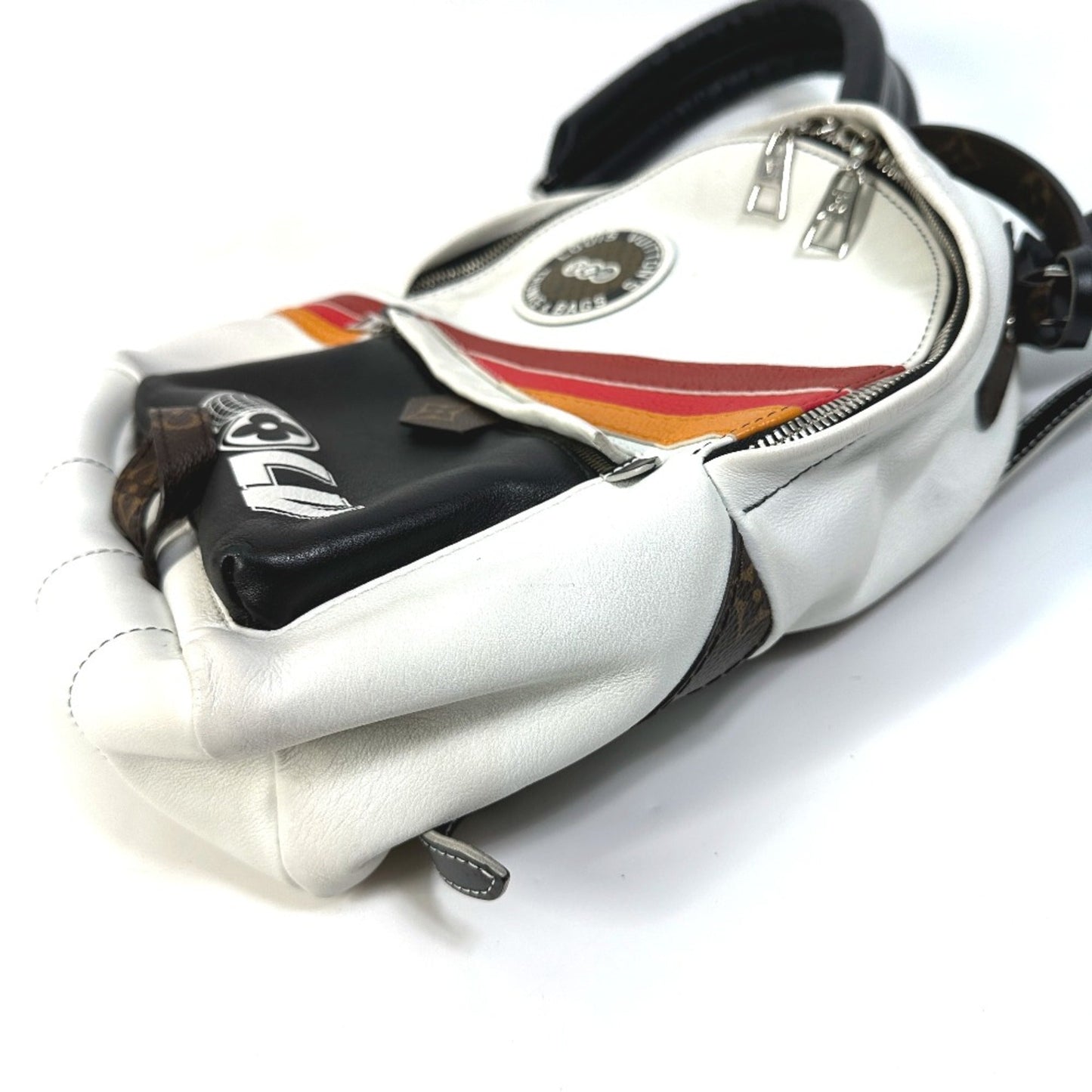 Louis Vuitton White Leather Backpack