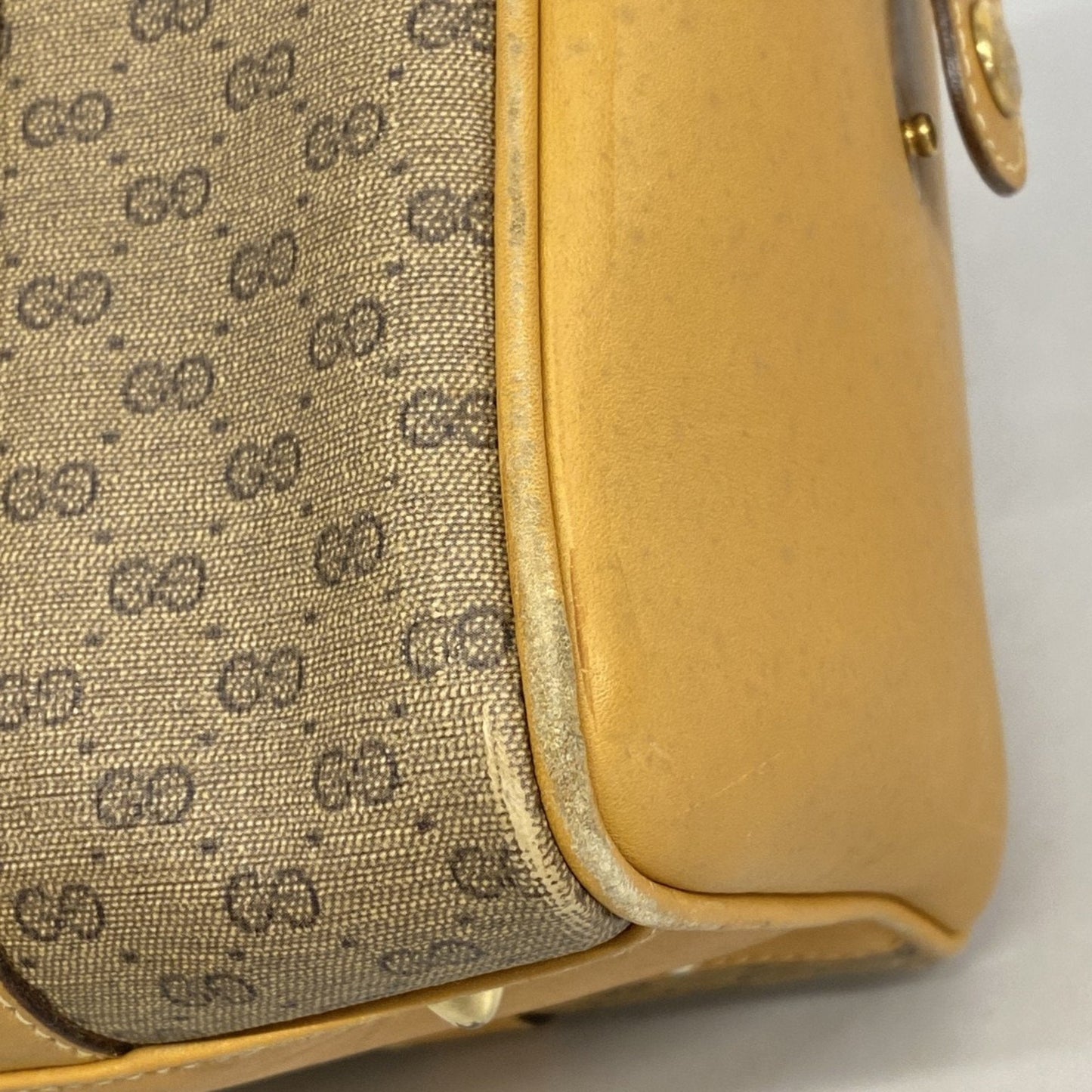 Gucci Brown Pvc Handbag