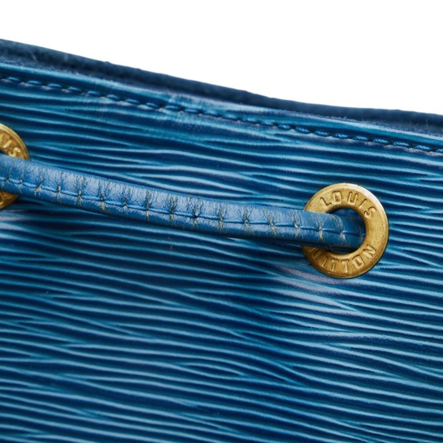 Louis Vuitton Epi Toledo Blue Leather Shoulder Bag
