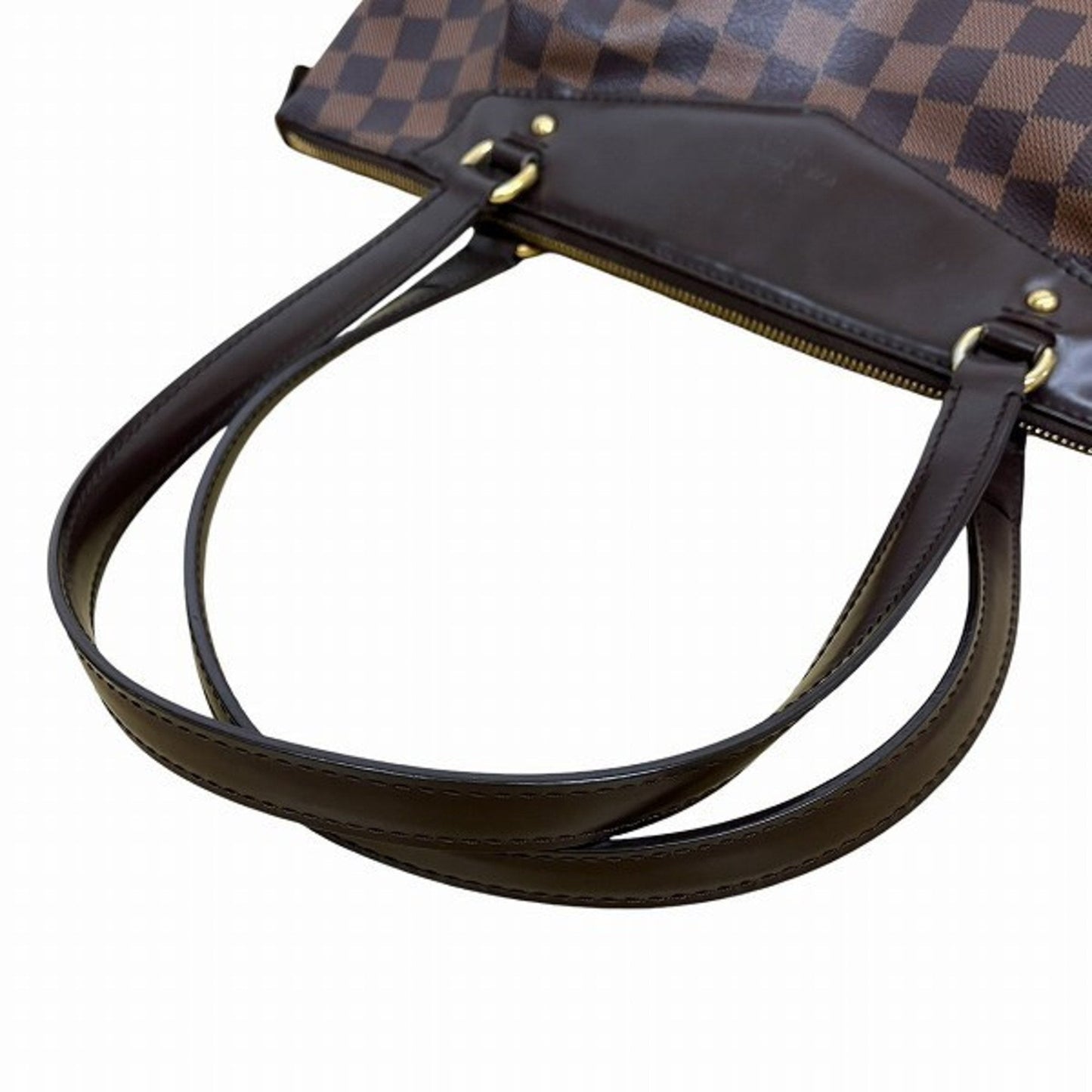 Louis Vuitton Brown Damier Canvas Shoulder Bag Tote Bag