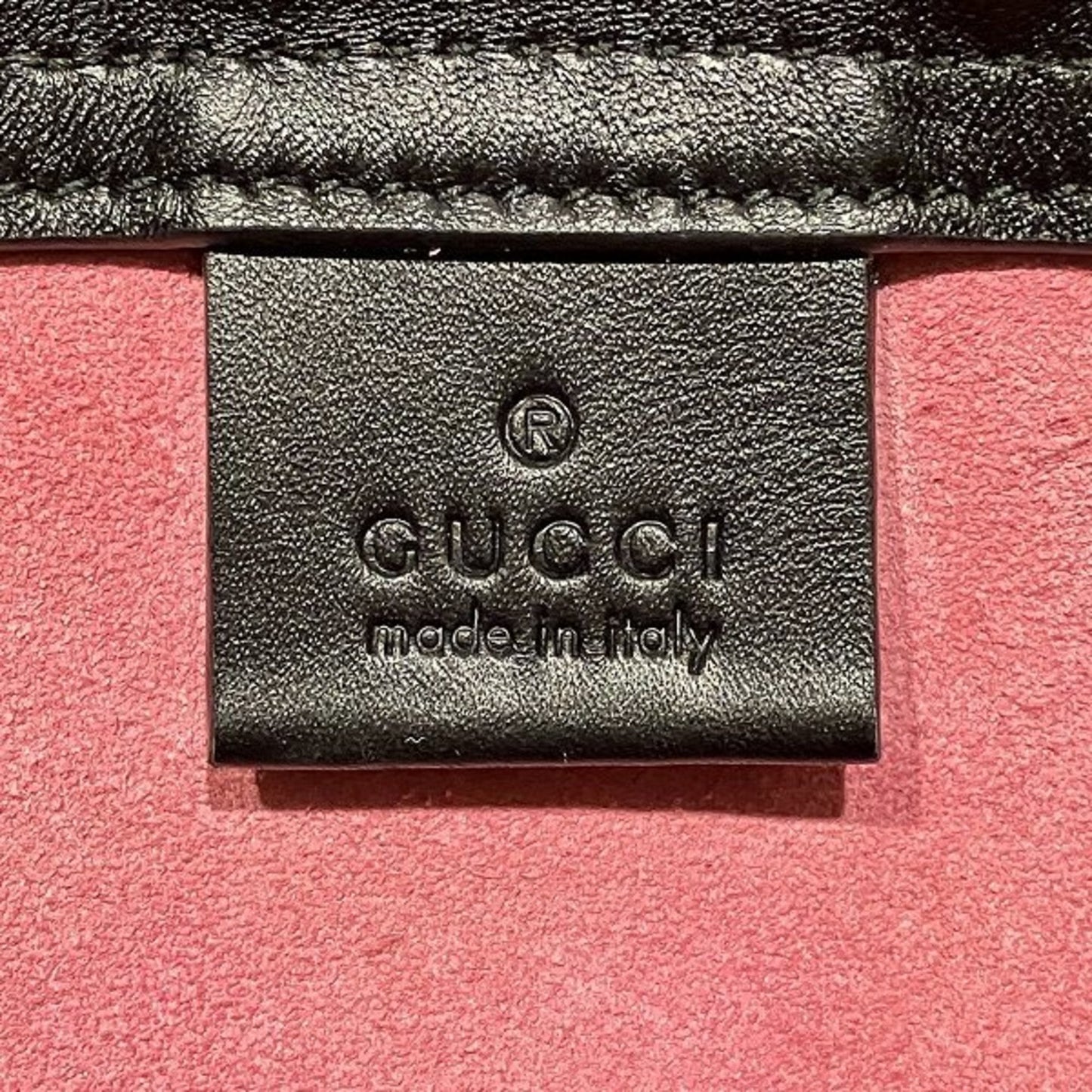 Gucci Pink Leather Backpack