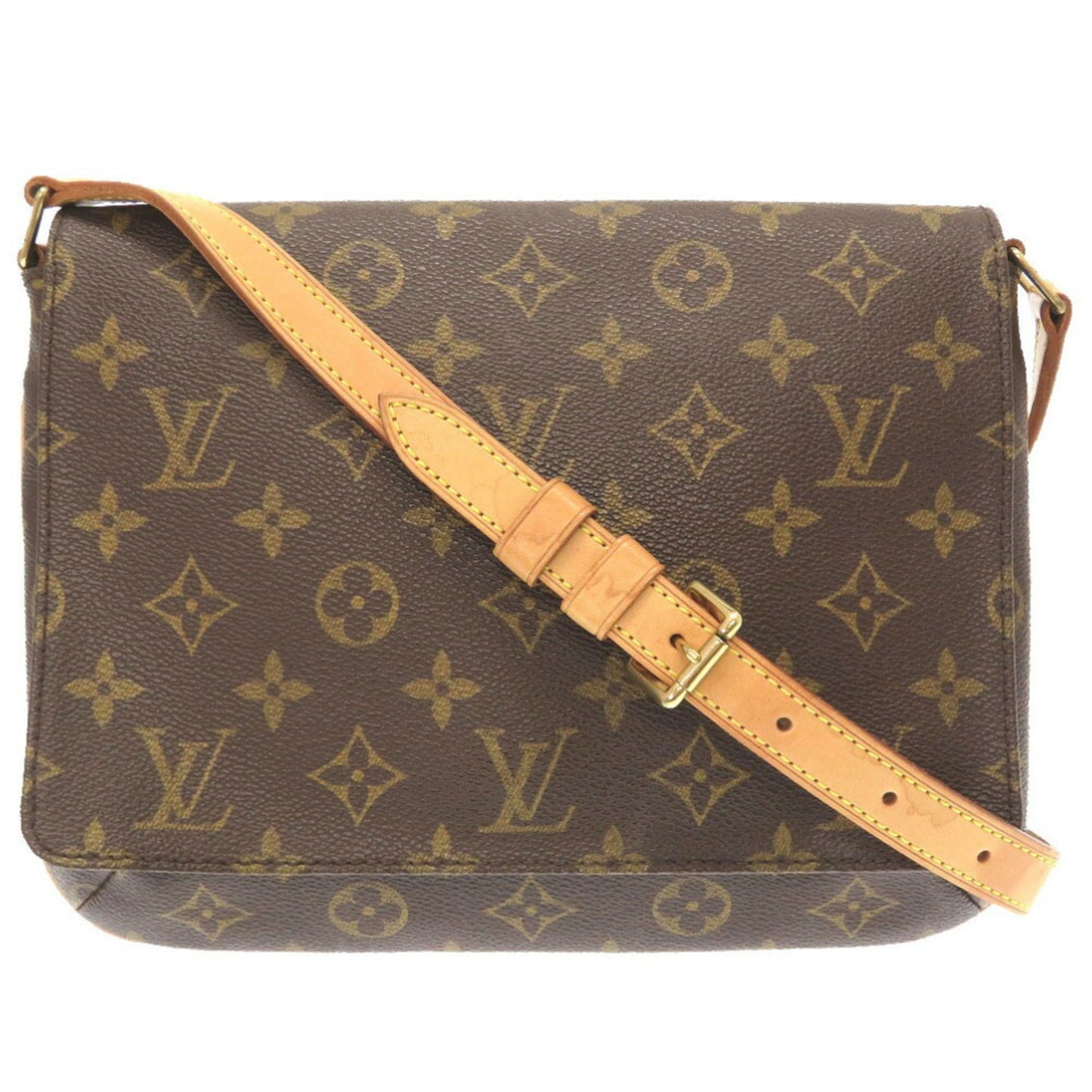 Louis Vuitton Brown Monogram Shoulder Bag ()
