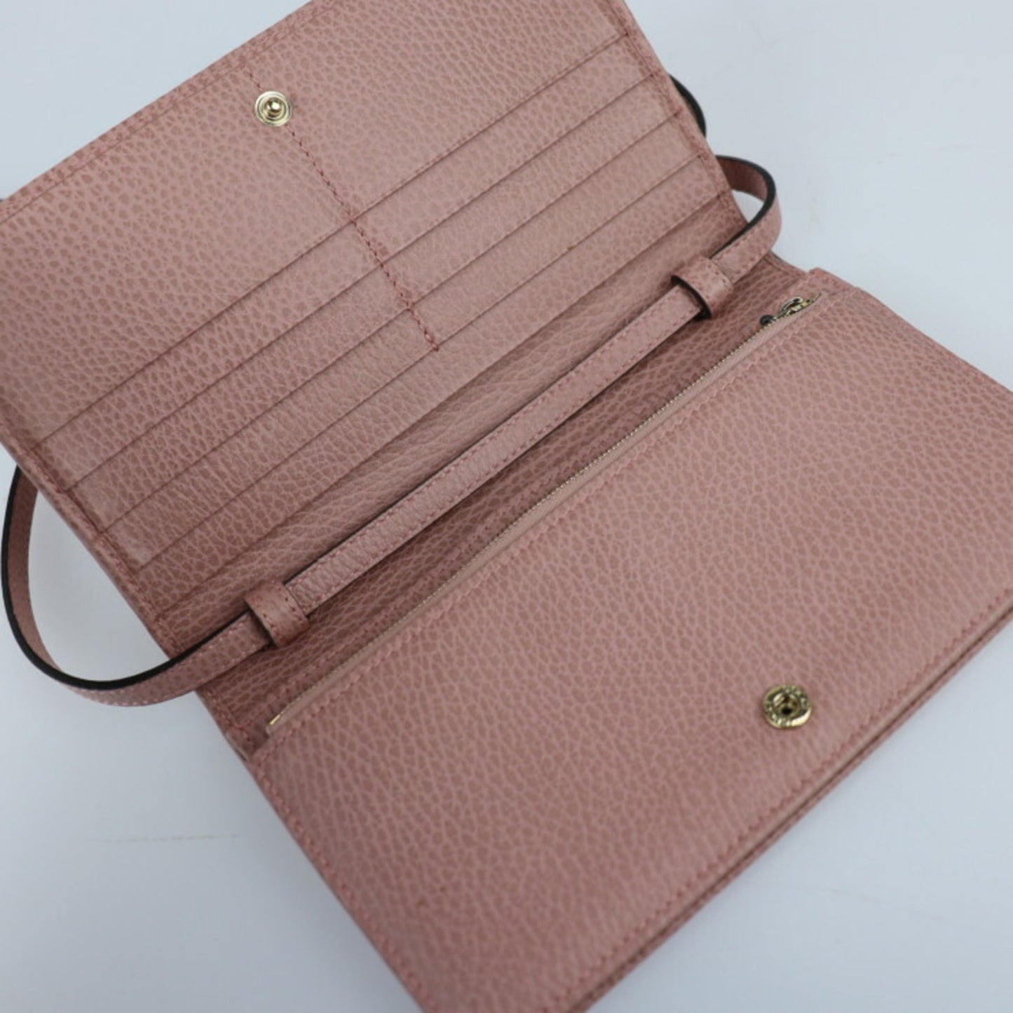 Gucci Pink Chain/Shoulder Wallet