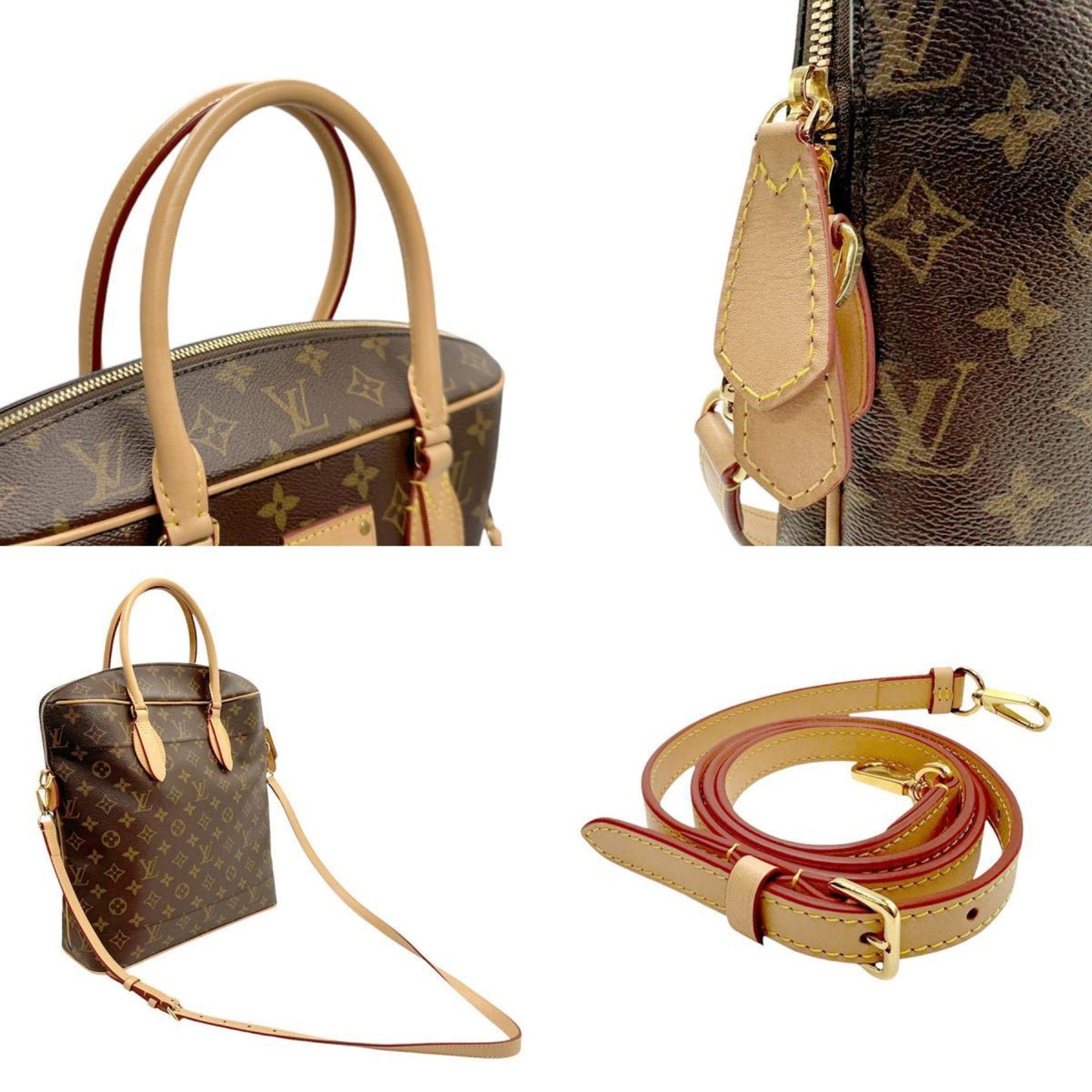 Louis Vuitton Brown Monogram Canvas Shoulder Bag