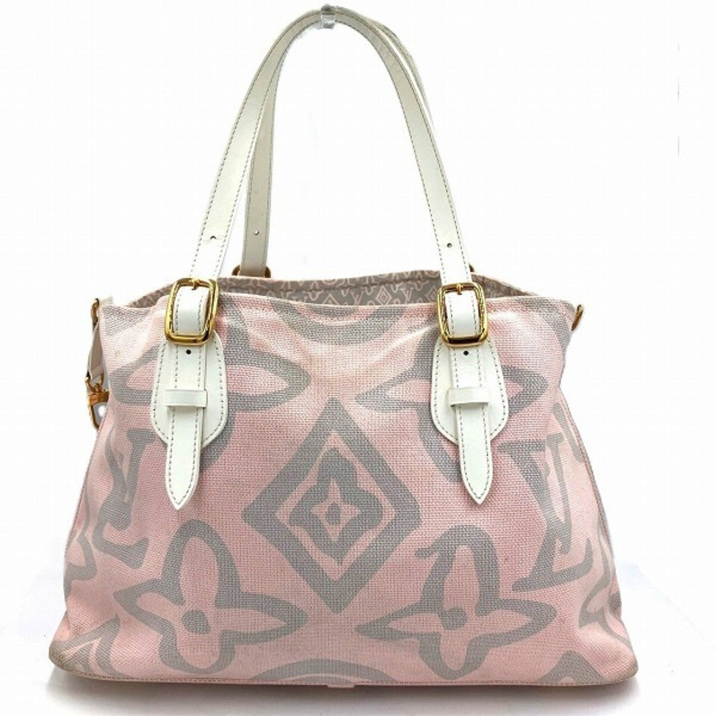 Louis Vuitton Rose Canvas Handbag Shoulder Bag