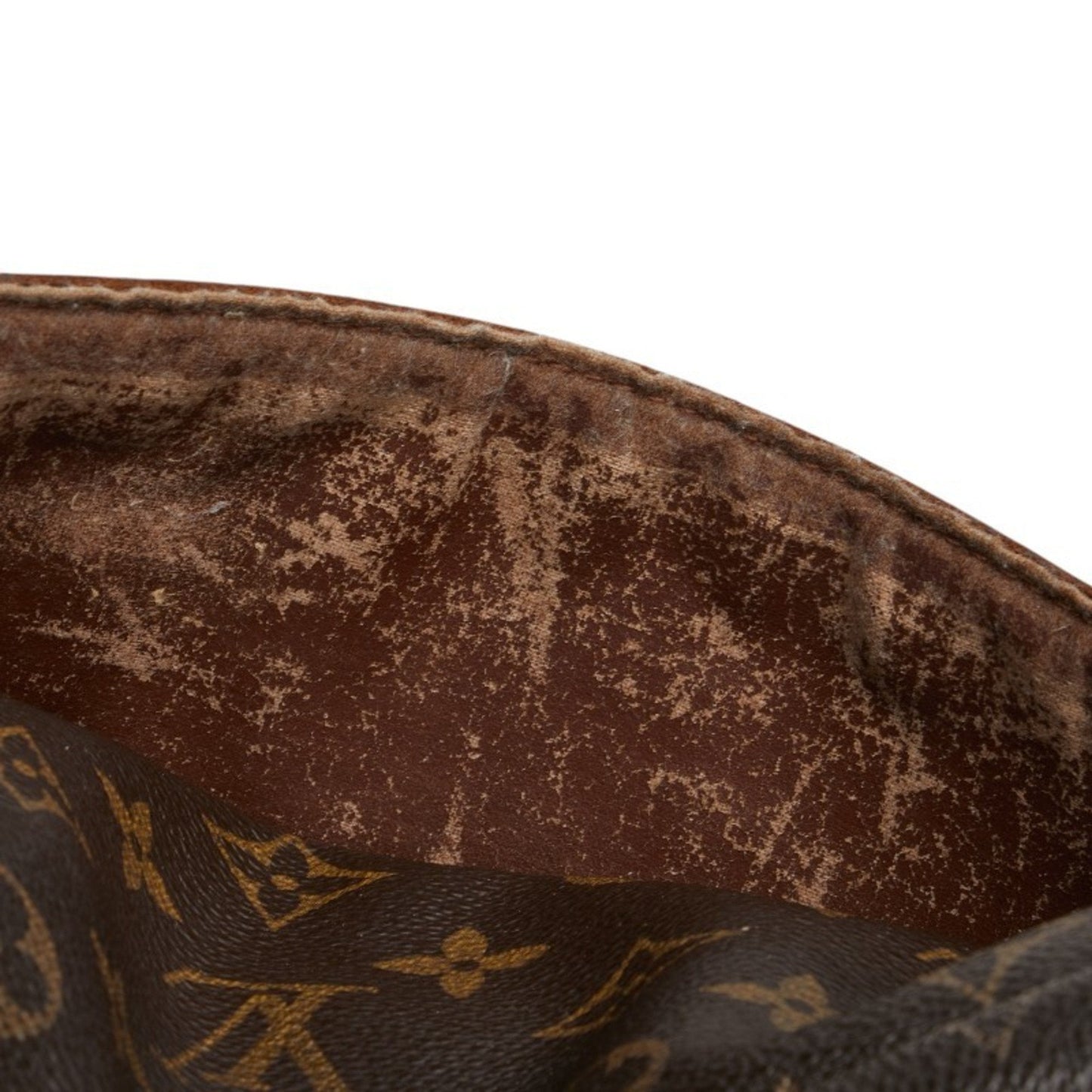 Louis Vuitton Brown Pvc Leather Shoulder Bag