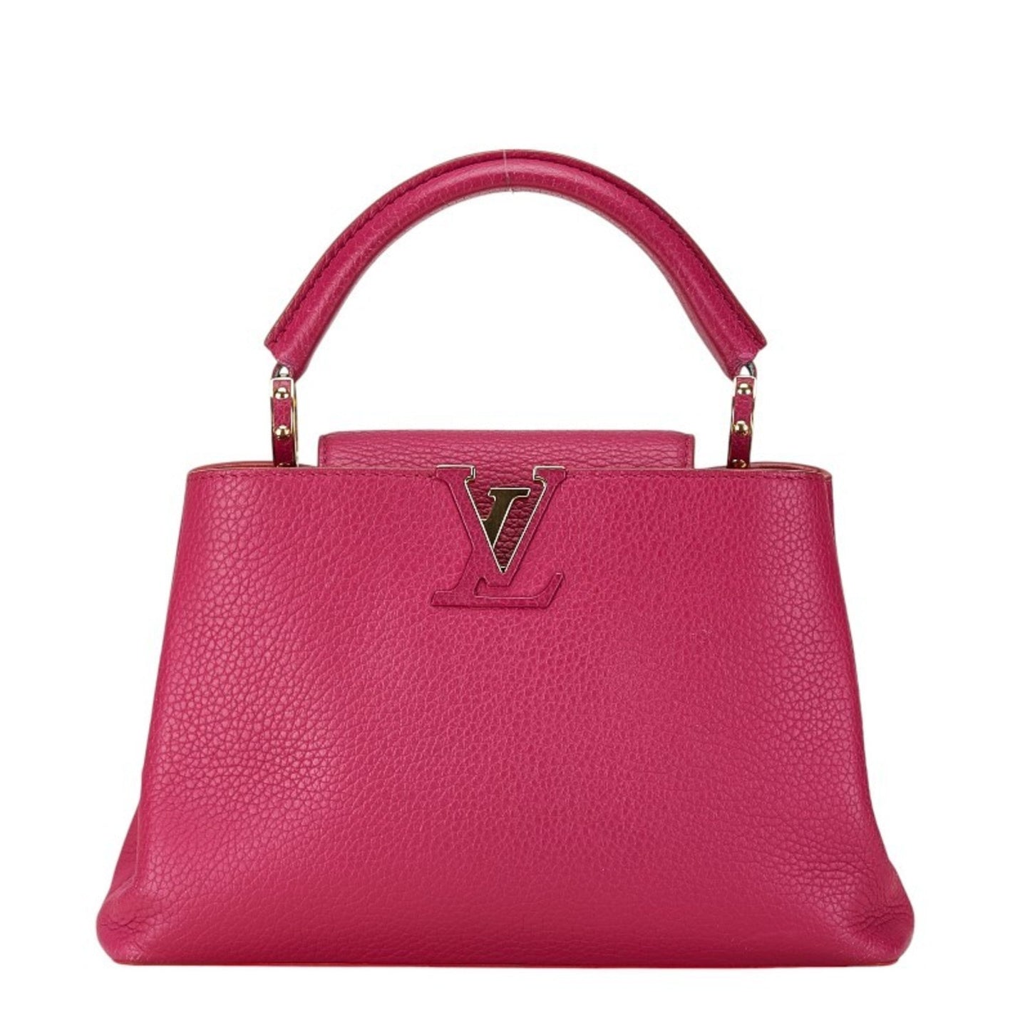 Louis Vuitton Pink Leather Handbag Shoulder Bag