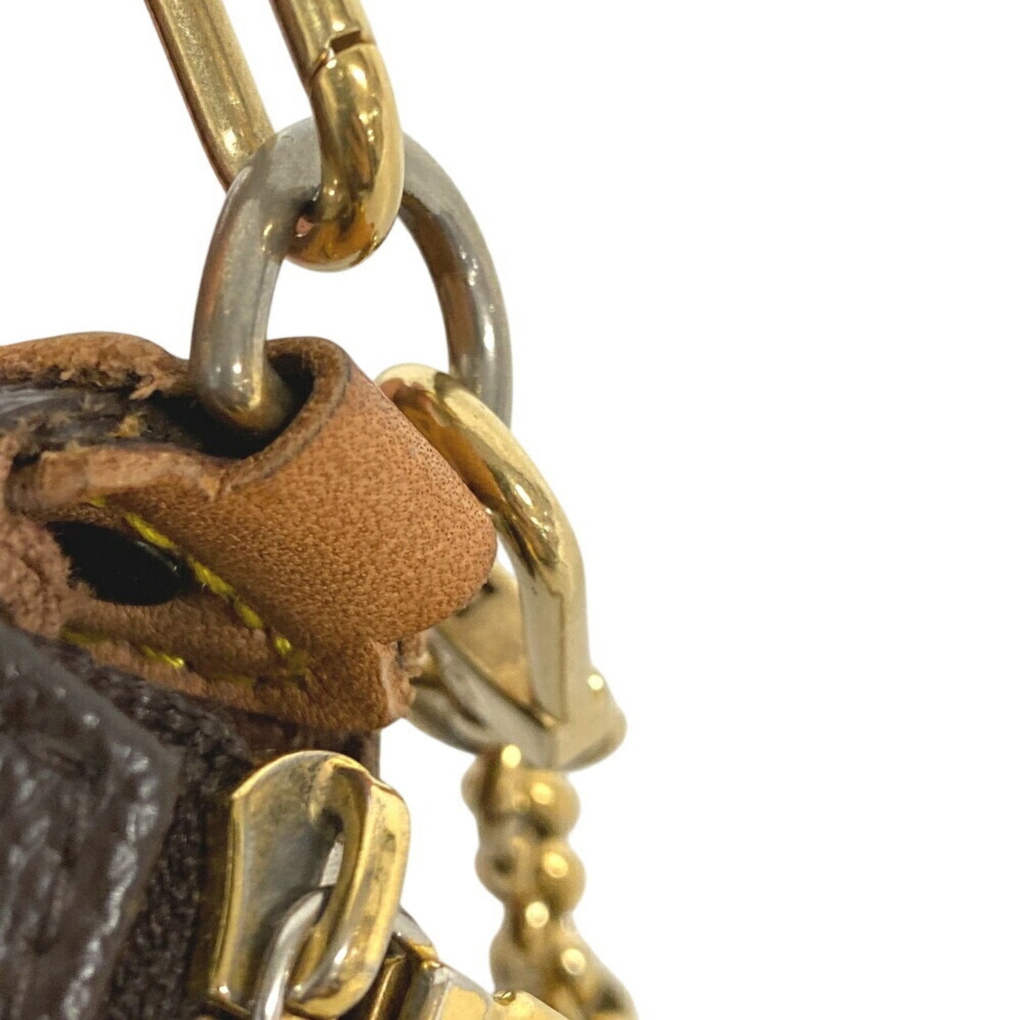 Louis Vuitton Brown Leather Shoulder Bag
