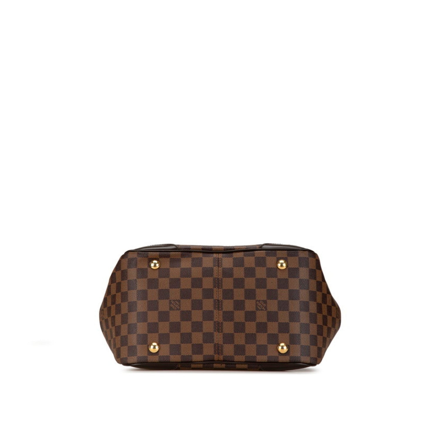 Louis Vuitton Brown Damier Canvas Pvc Leather Shoulder Bag