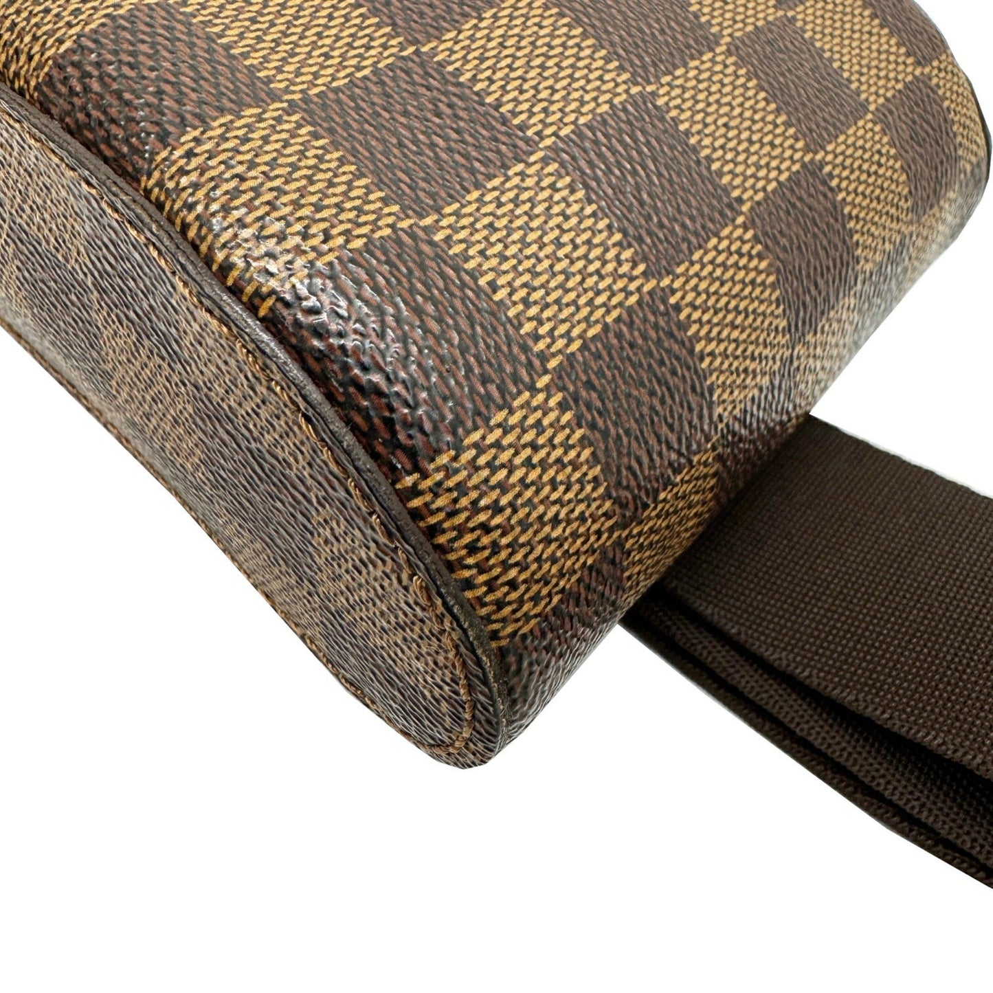 Louis Vuitton Ebene Damier Canvas Shoulder Bag Sling Bag