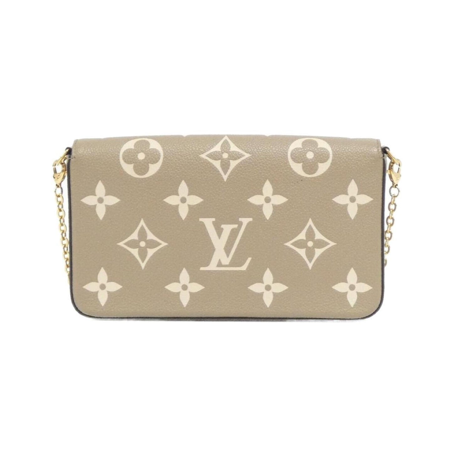 Louis Vuitton Bicolor Tourterelle Leather Pochette Shoulder Bag