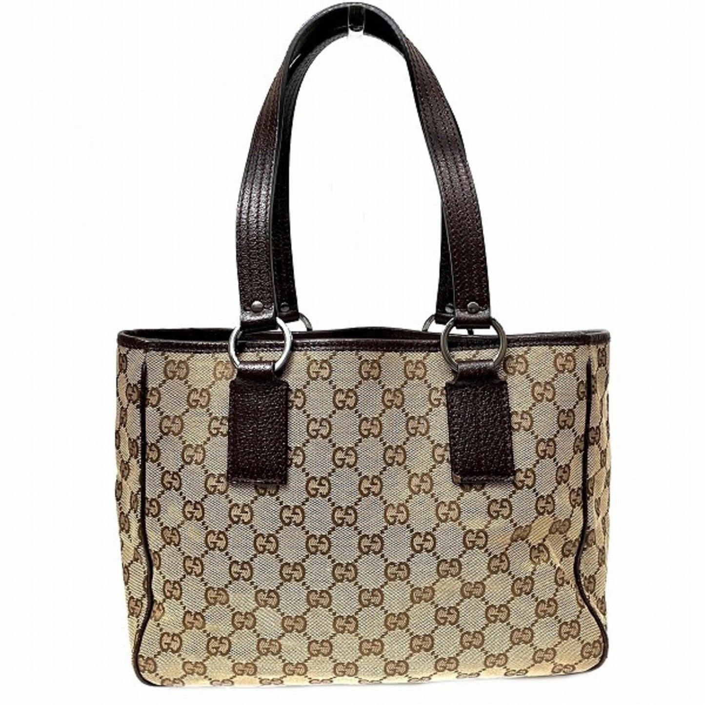 Gucci Gg Canvas Brown Gg Canvas Handbag Tote Bag