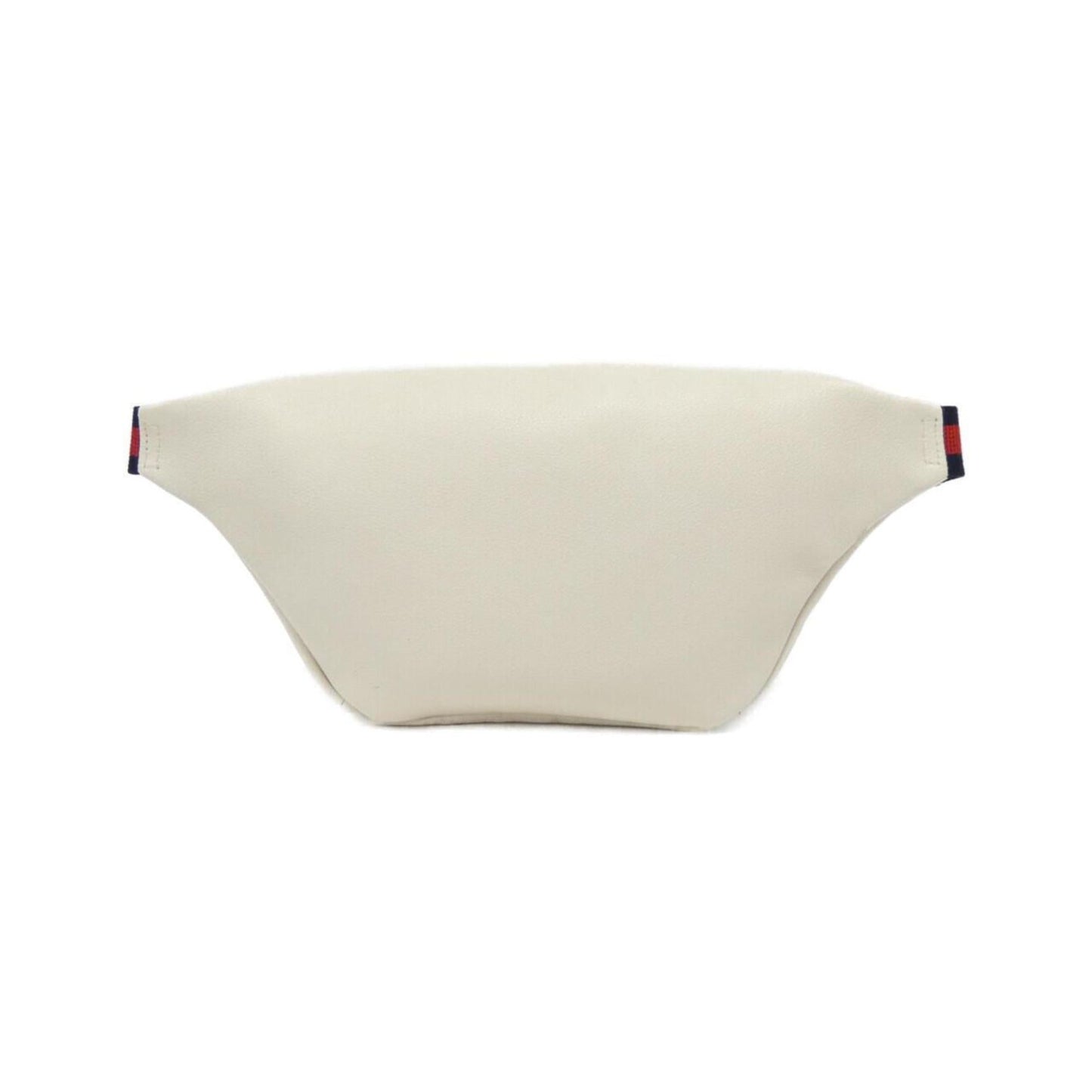 Gucci White Leather Fanny Pack
