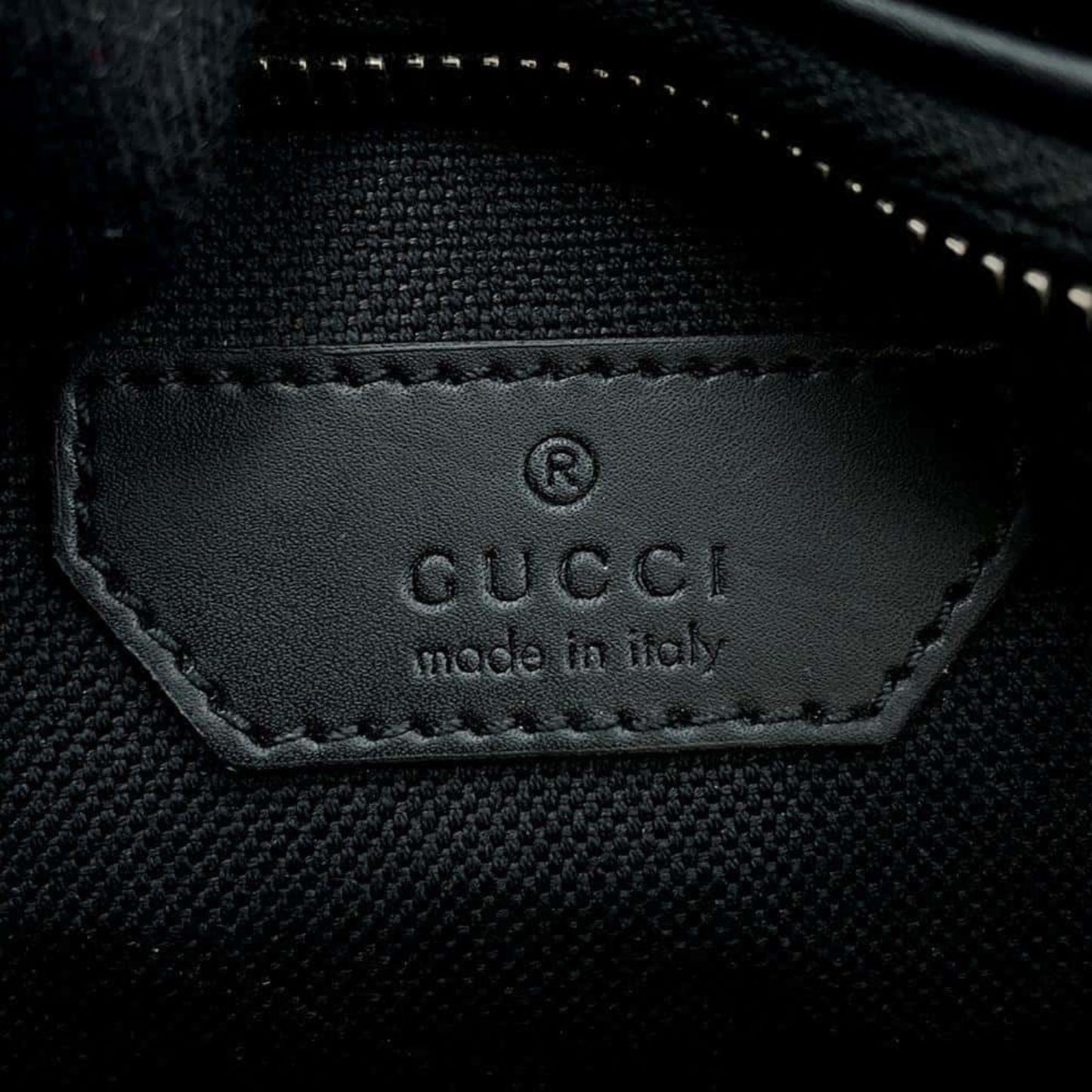 Gucci Black Gg Supreme Fanny Pack Sling Bag