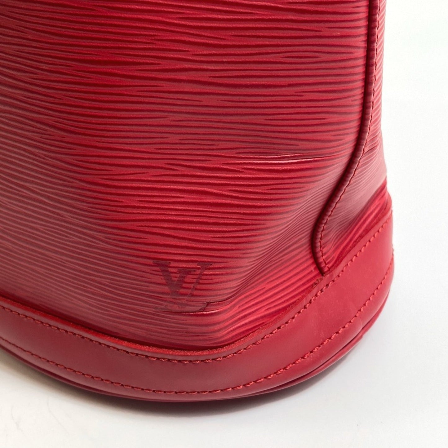Louis Vuitton Red Leather Shoulder Bag