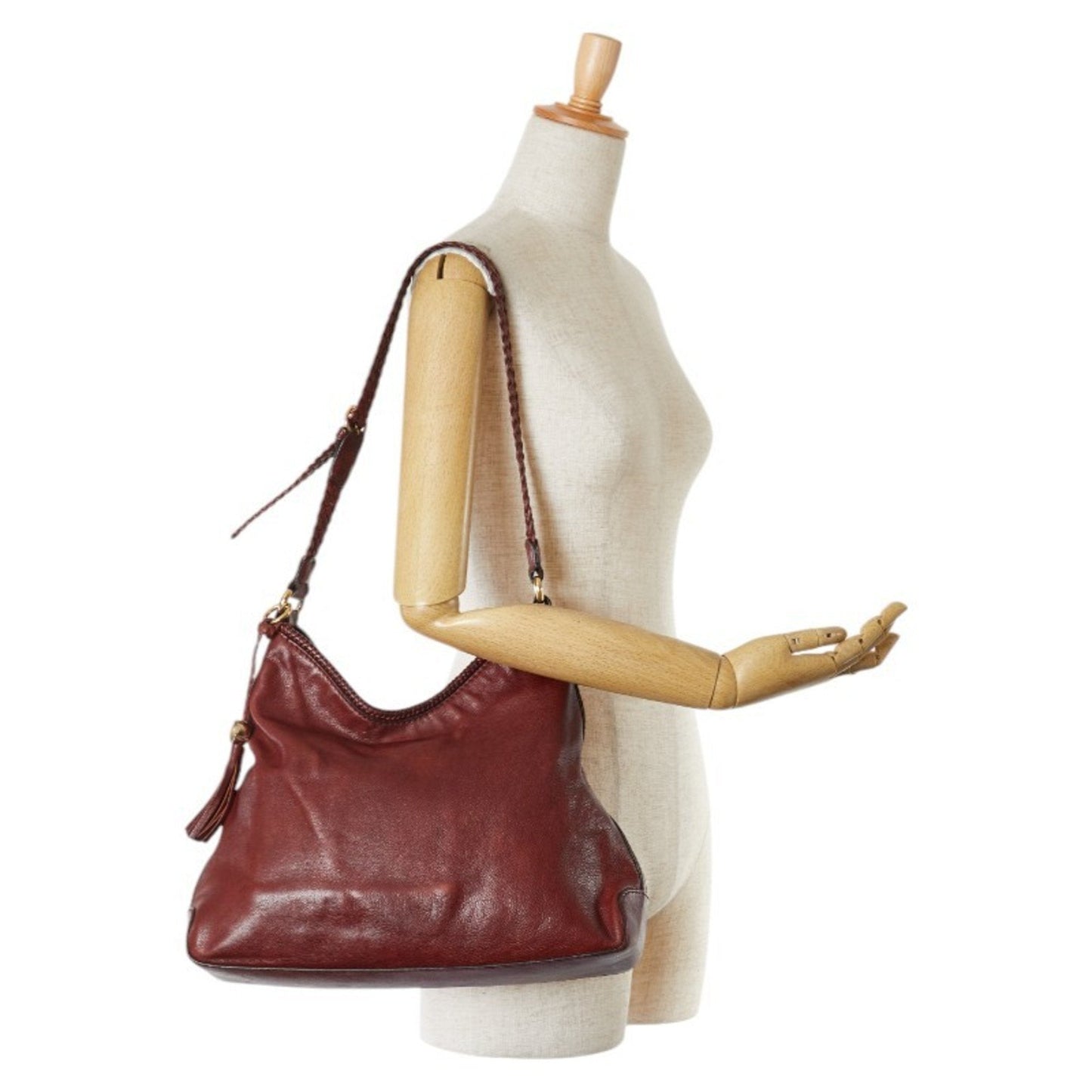 Gucci Brown Leather Shoulder Bag