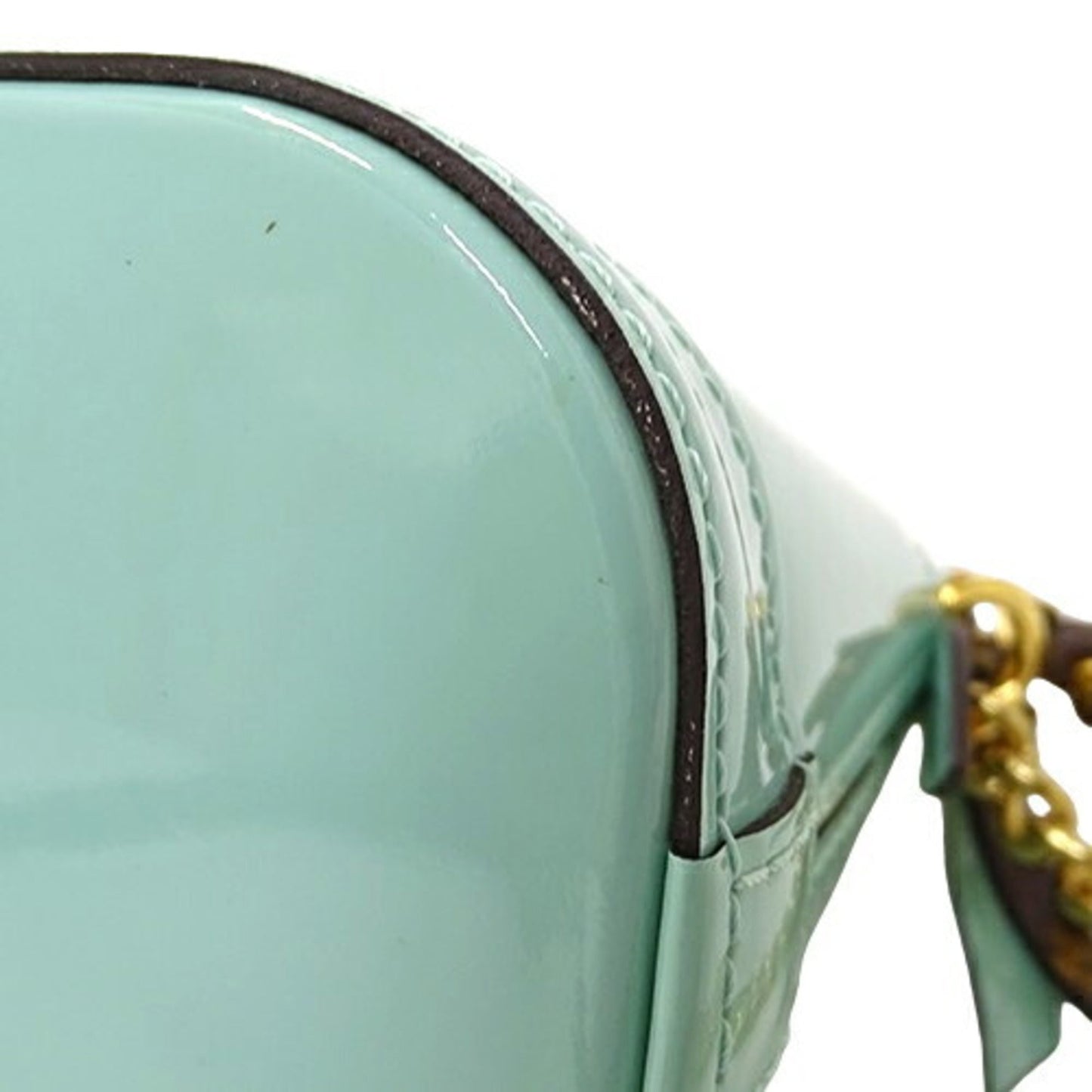 Louis Vuitton Green Monogram Vernis Shoulder Bag