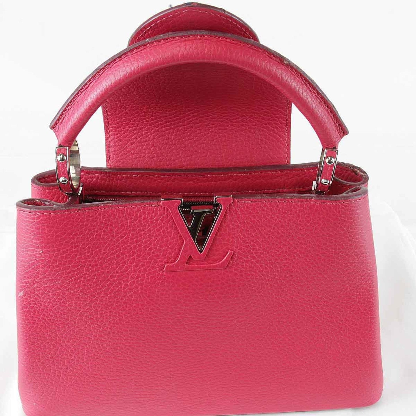 Louis Vuitton Pink Leather Shoulder Bag