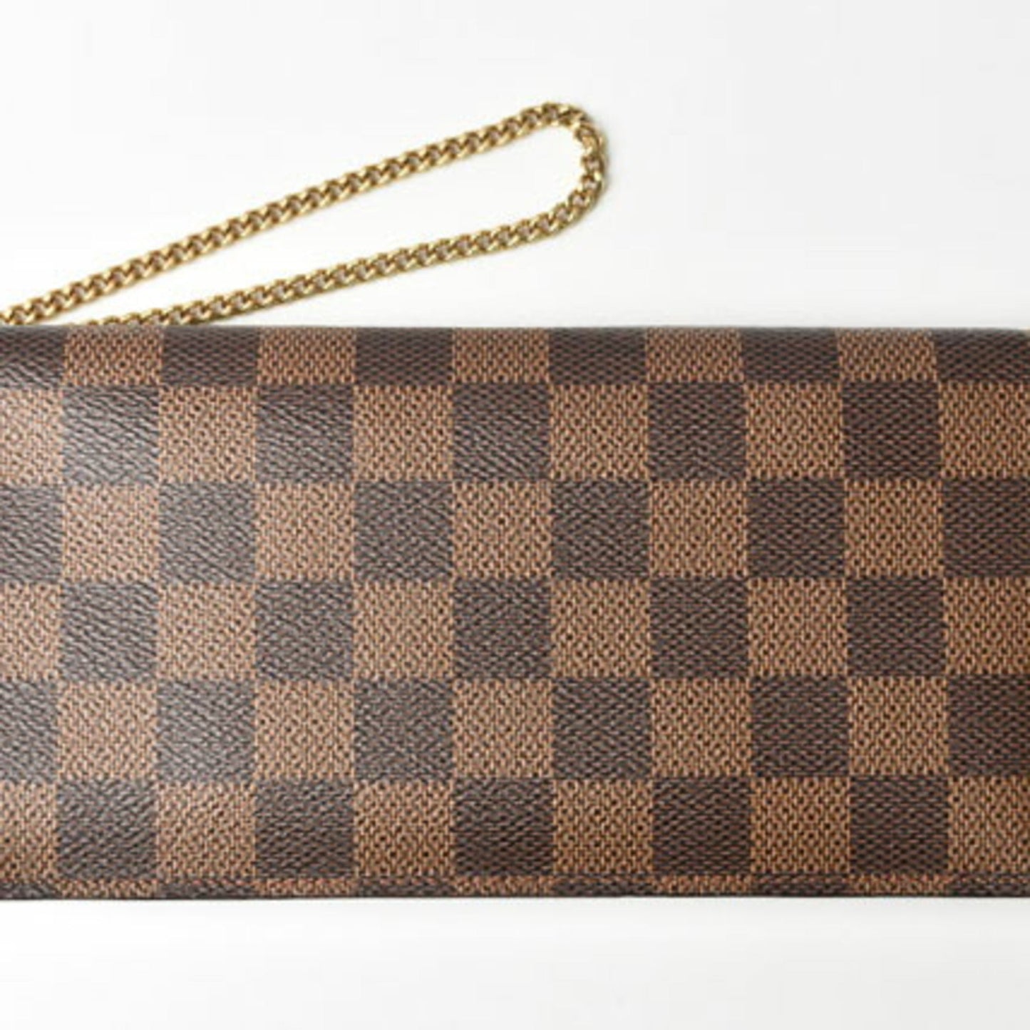 Louis Vuitton Damier Damier Canvas Damier Canvas Chain/Shoulder Wallet
