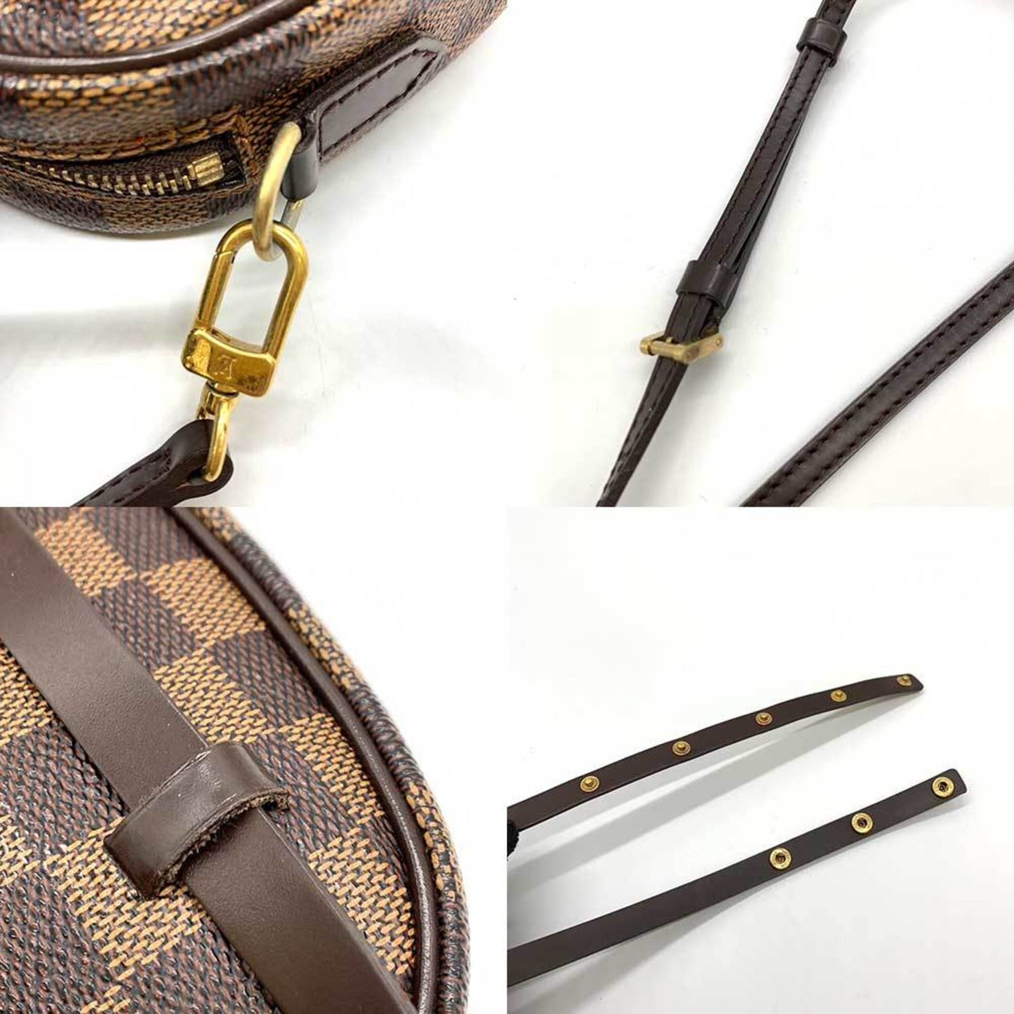 Louis Vuitton Damier Brown Damier Canvas Ebene Fanny Pack Shoulder Bag