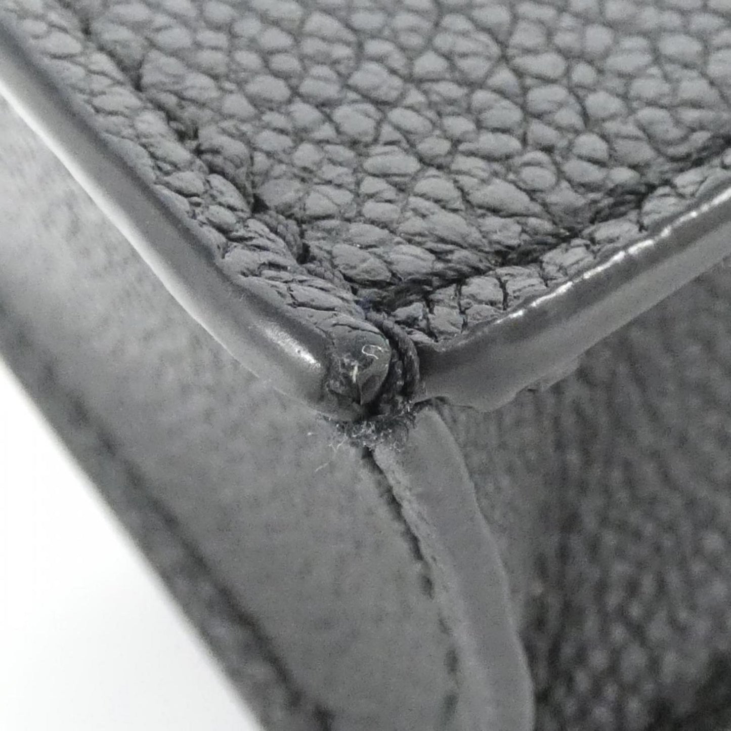 Louis Vuitton Beige Black Leather Shoulder Bag