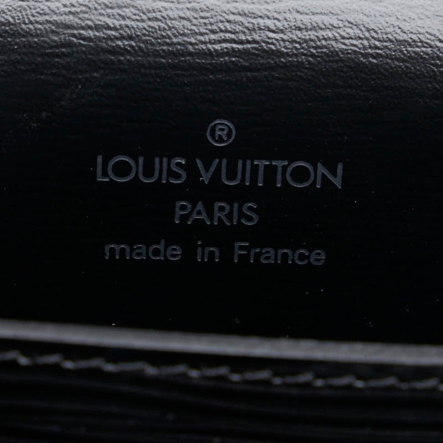 Louis Vuitton Black Noir Leather Shoulder Bag