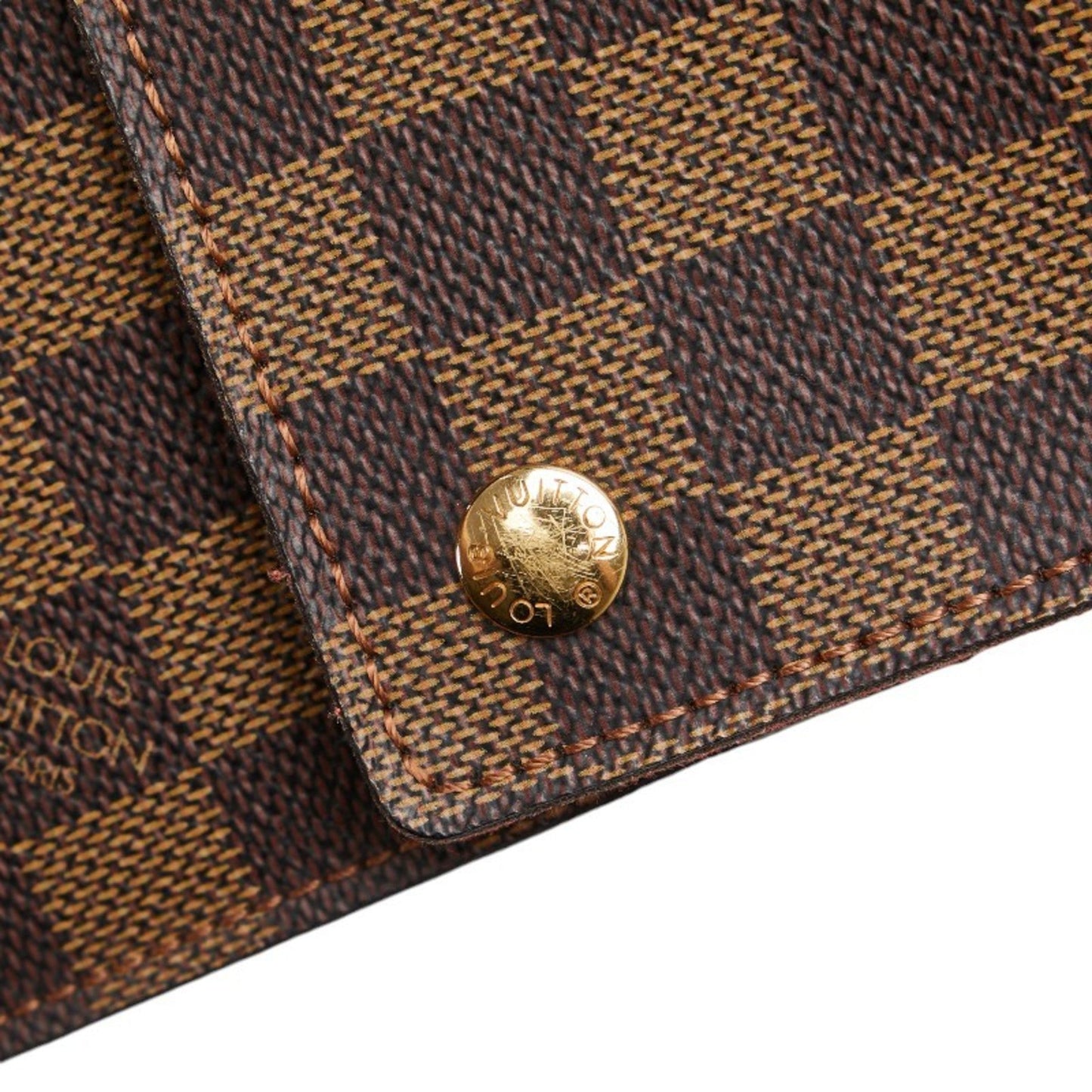 Louis Vuitton Damier Brown Damier Canvas Pvc Leather Shoulder Bag