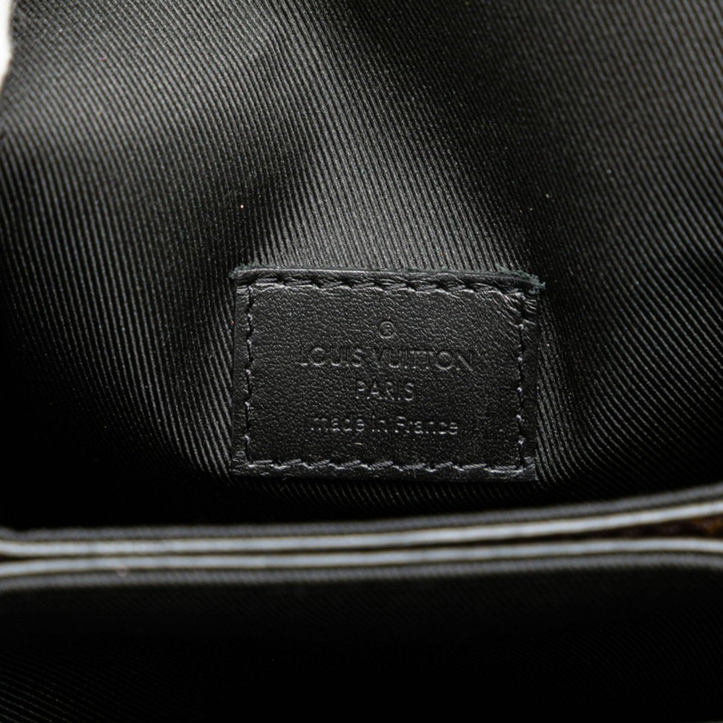 Louis Vuitton Black Brown Pvc Leather Shoulder Bag