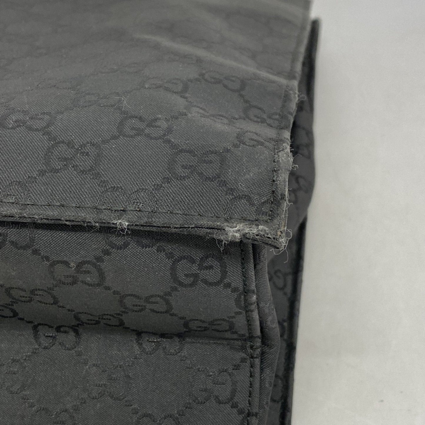 Gucci Black Nylon Tote Bag