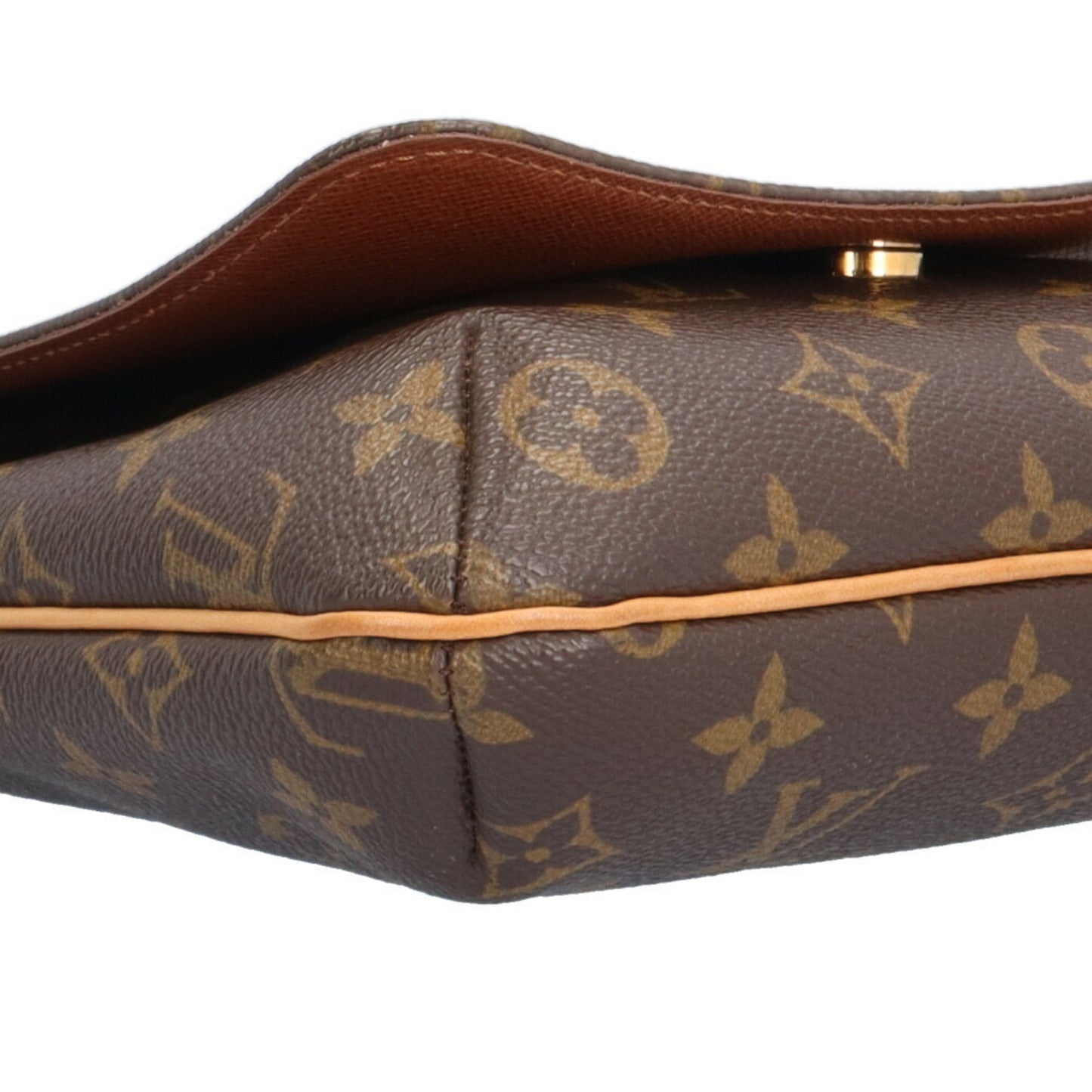 Louis Vuitton Brown Monogram Canvas Shoulder Bag