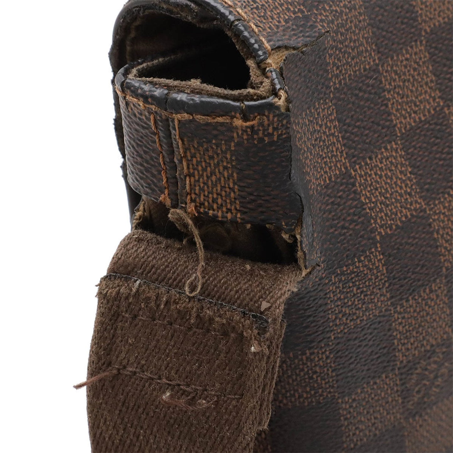 Louis Vuitton Brown Pvc Shoulder Bag